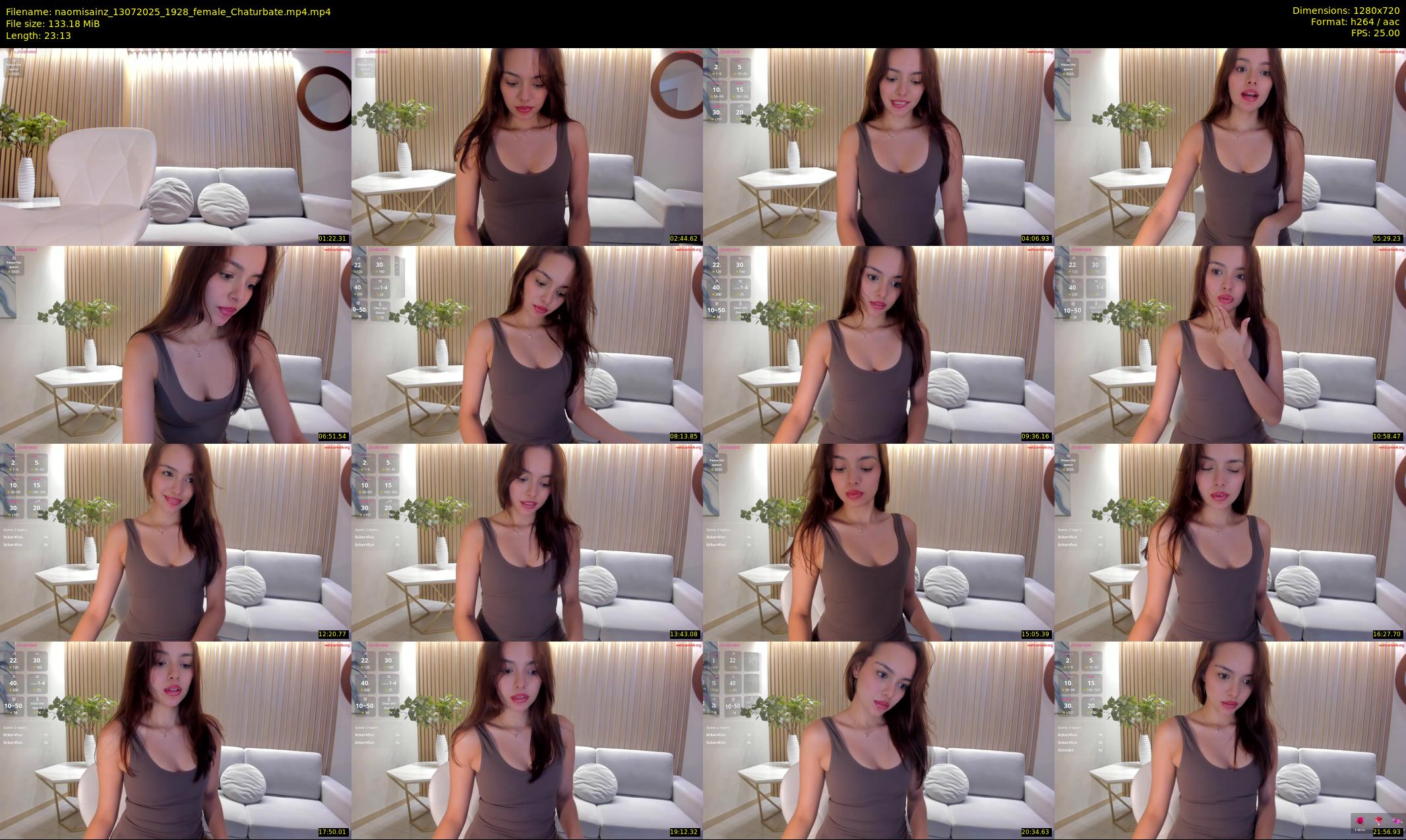 naomisainz — 24 minute Chaturbate female cam show recording, 720p, Jul 13, 2025