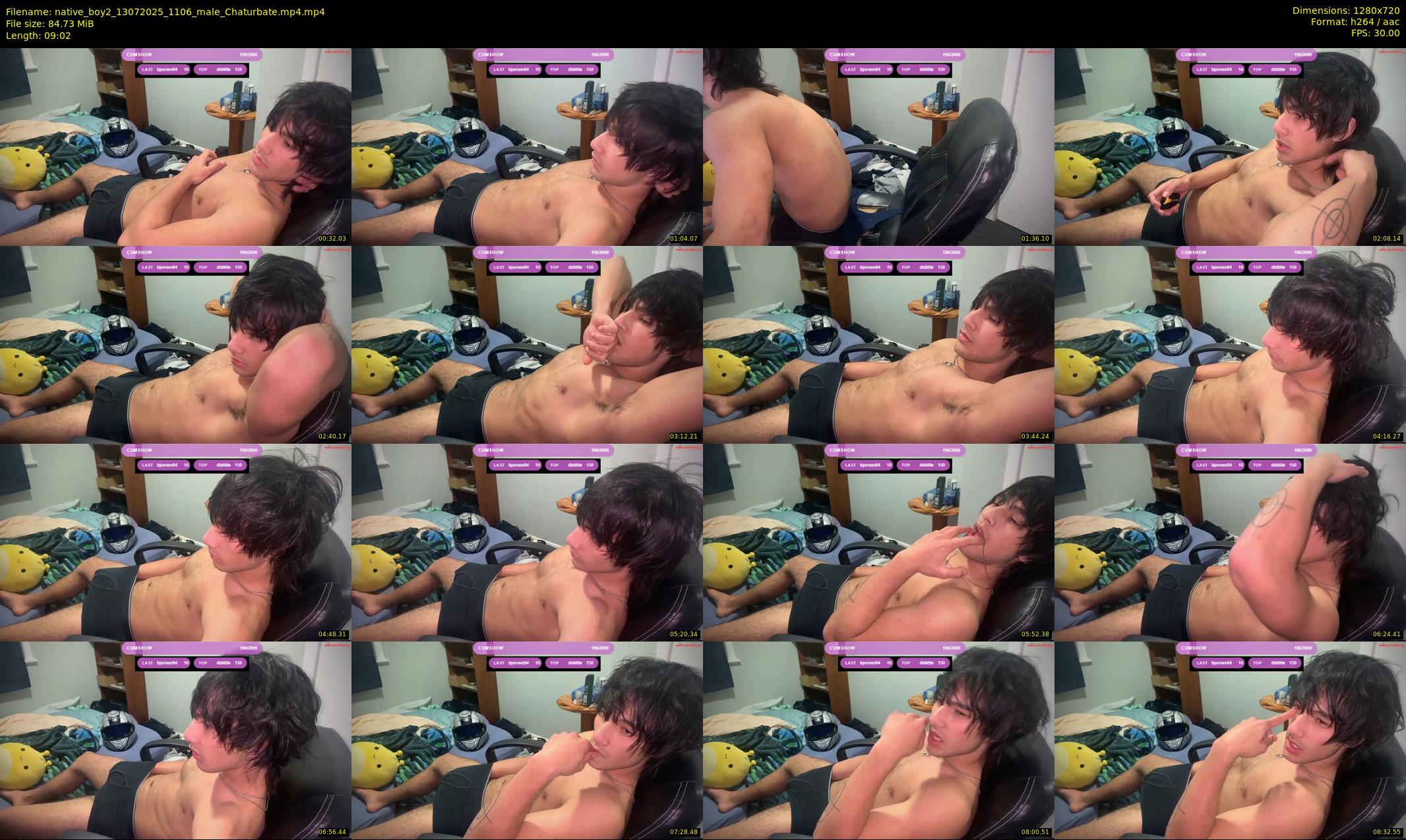 native_boy2 — 10 minute Chaturbate male cam show recording, 720p, Jul 13, 2025