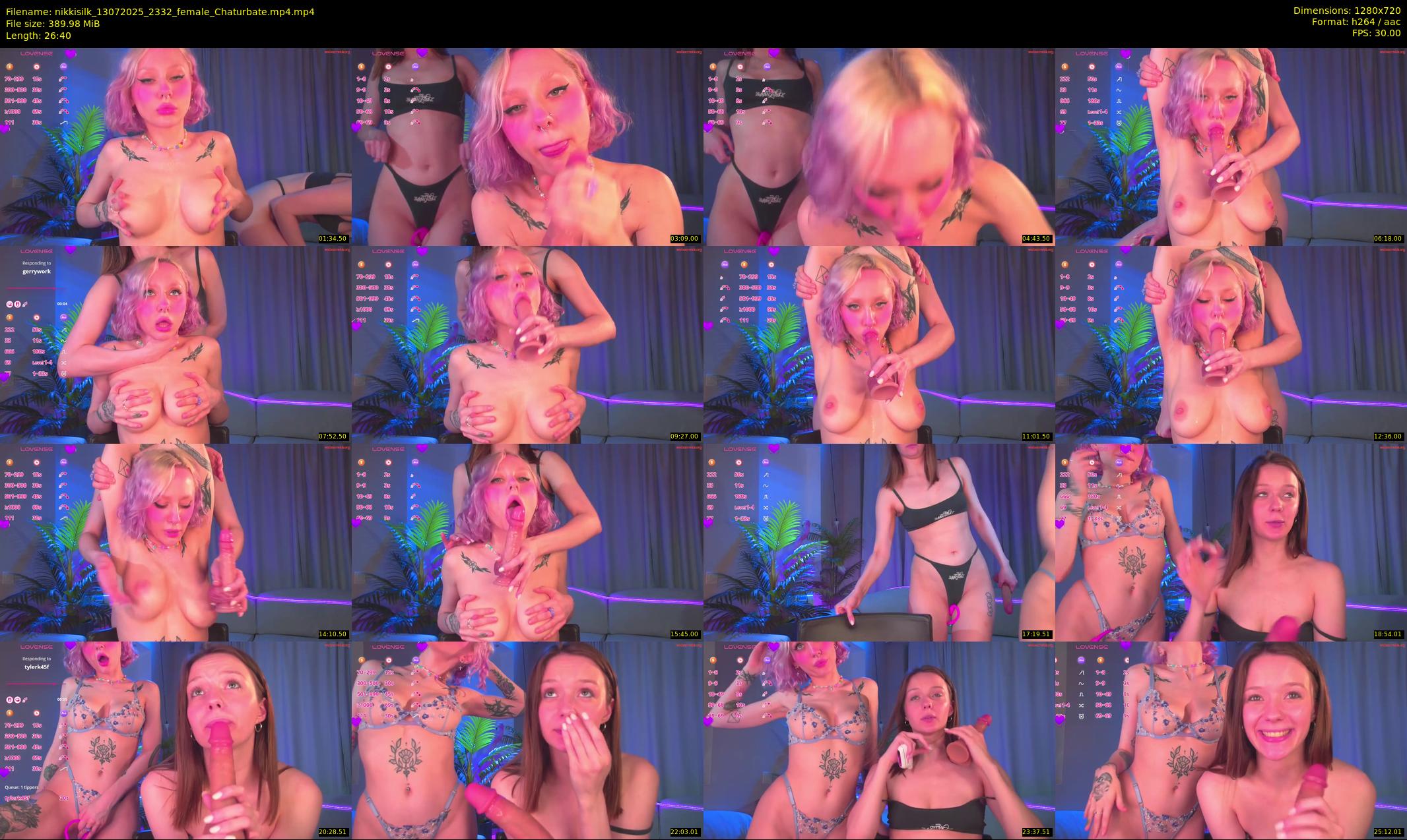 nikkisilk — 27 minute Chaturbate female cam show recording, 720p, Jul 13, 2025