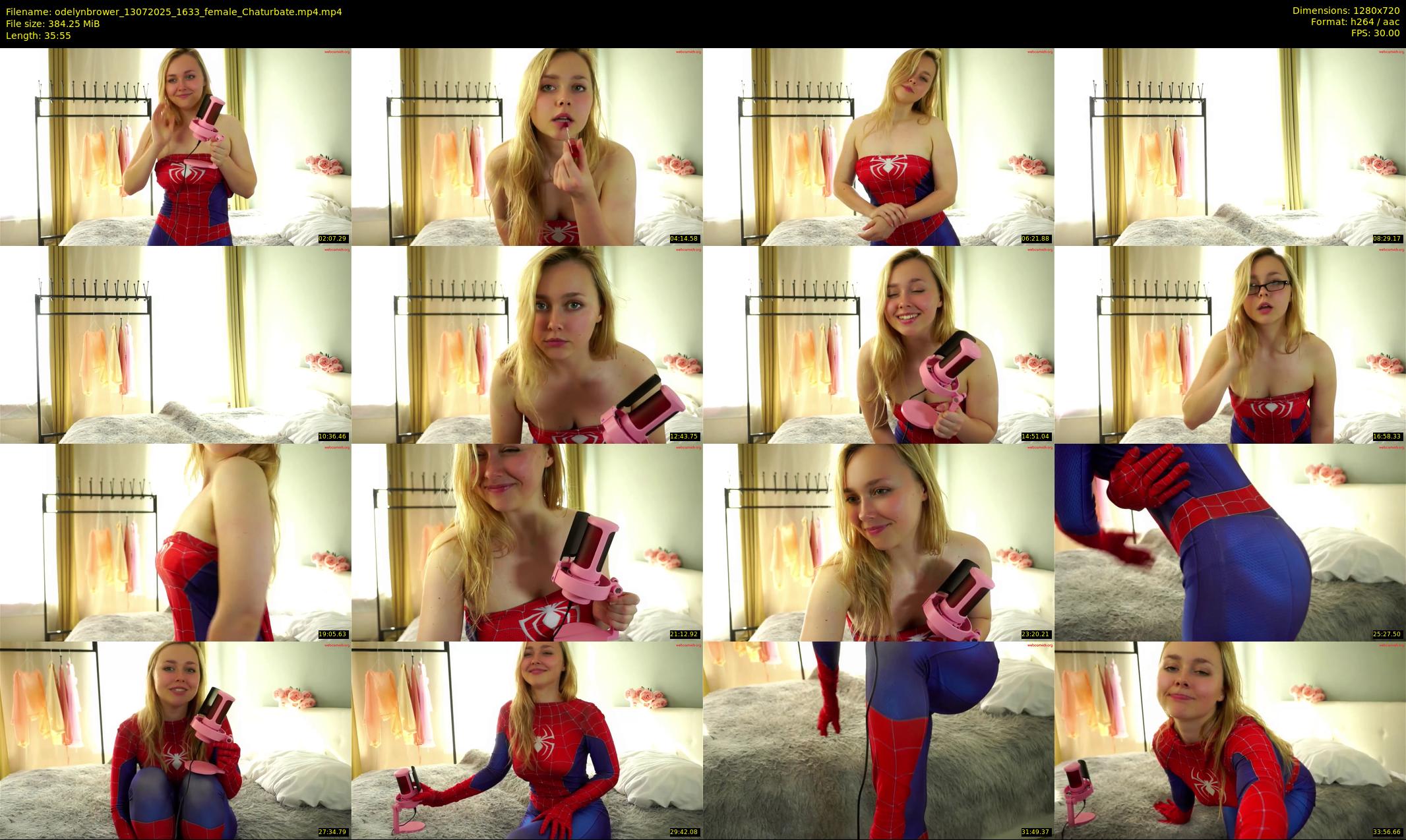 odelynbrower — 36 minute Chaturbate female cam show recording, 720p, Jul 13, 2025