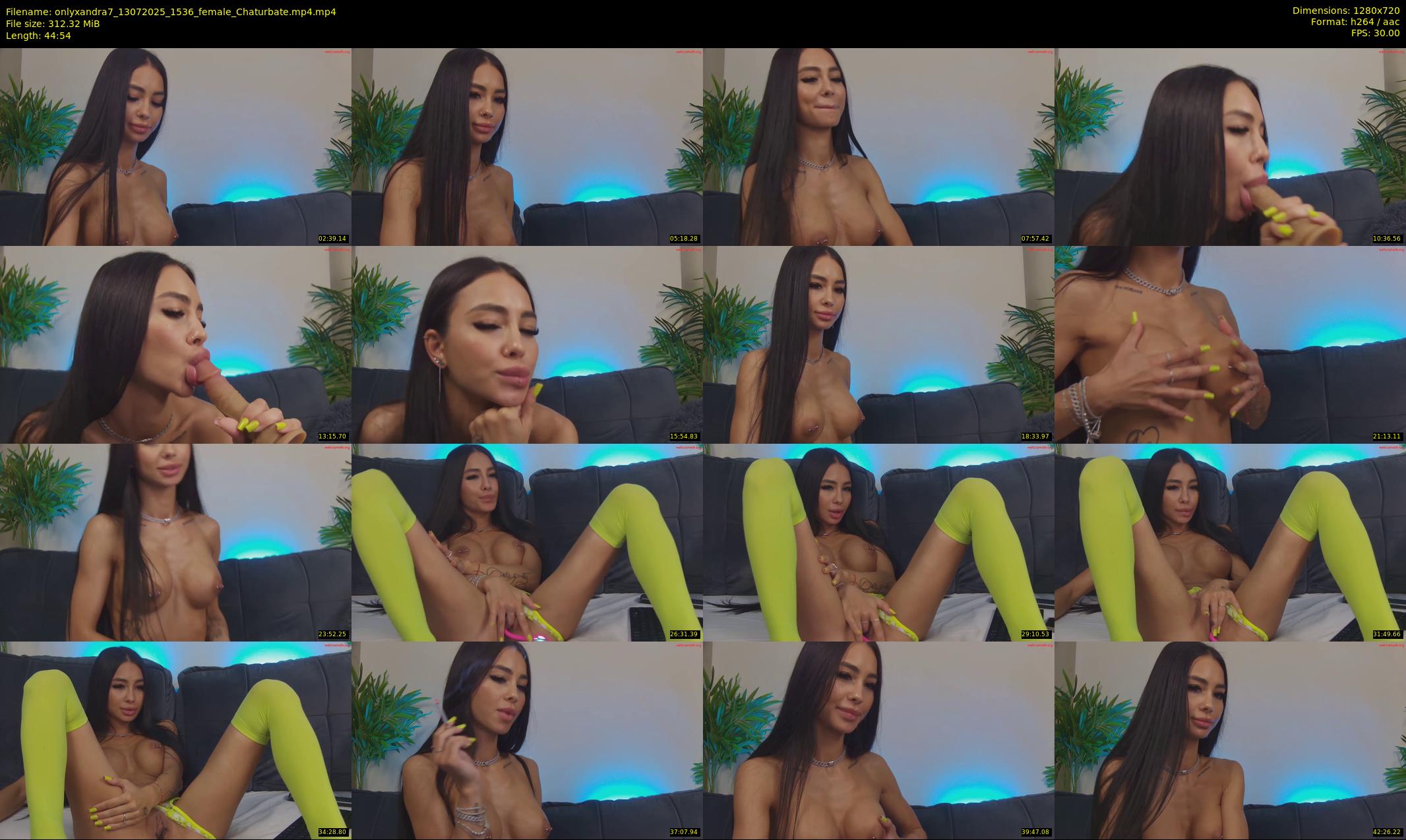 onlyxandra7 — 45 minute Chaturbate female cam show recording, 720p, Jul 13, 2025
