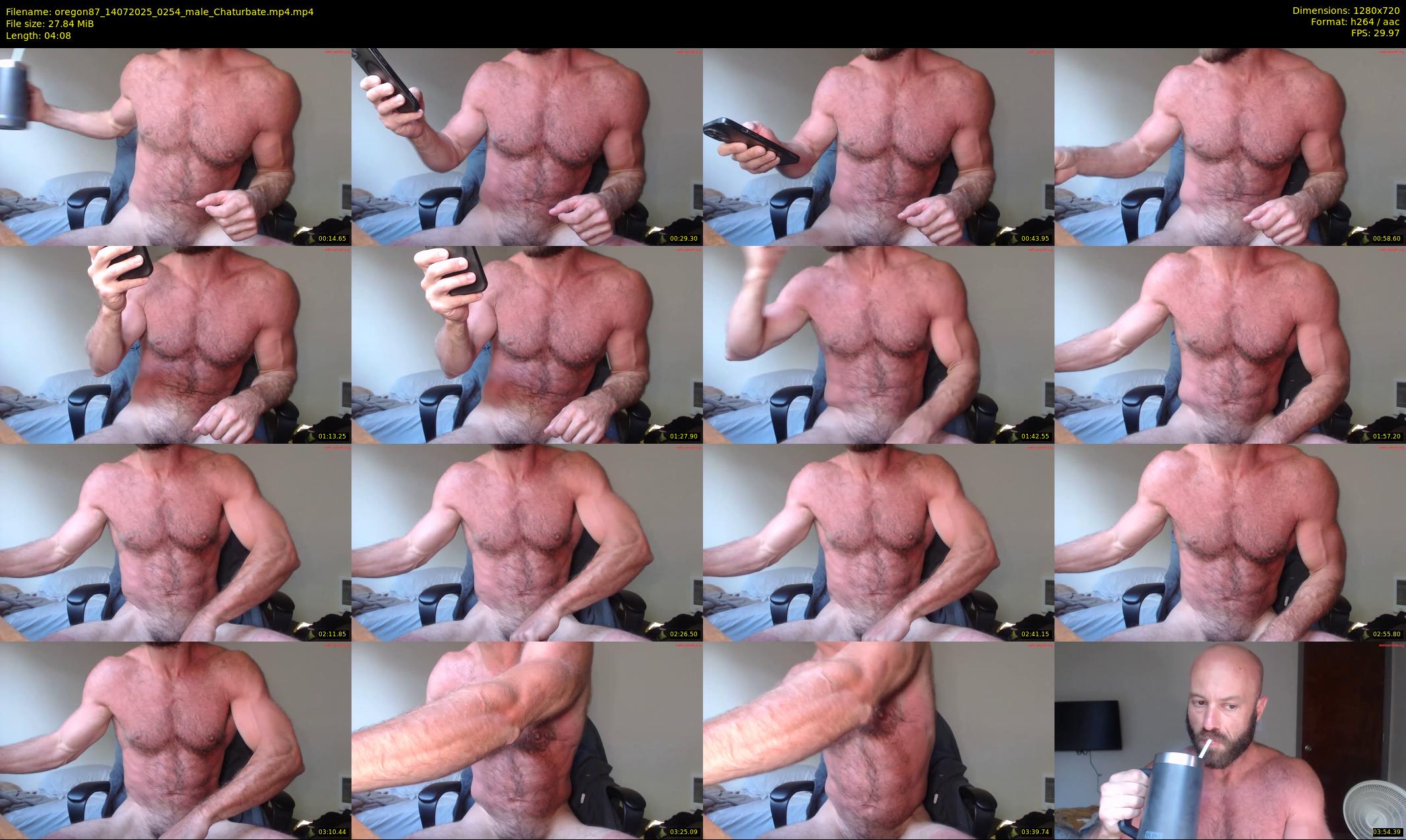 oregon87 — 5 minute Chaturbate male cam show recording, 720p, Jul 14, 2025