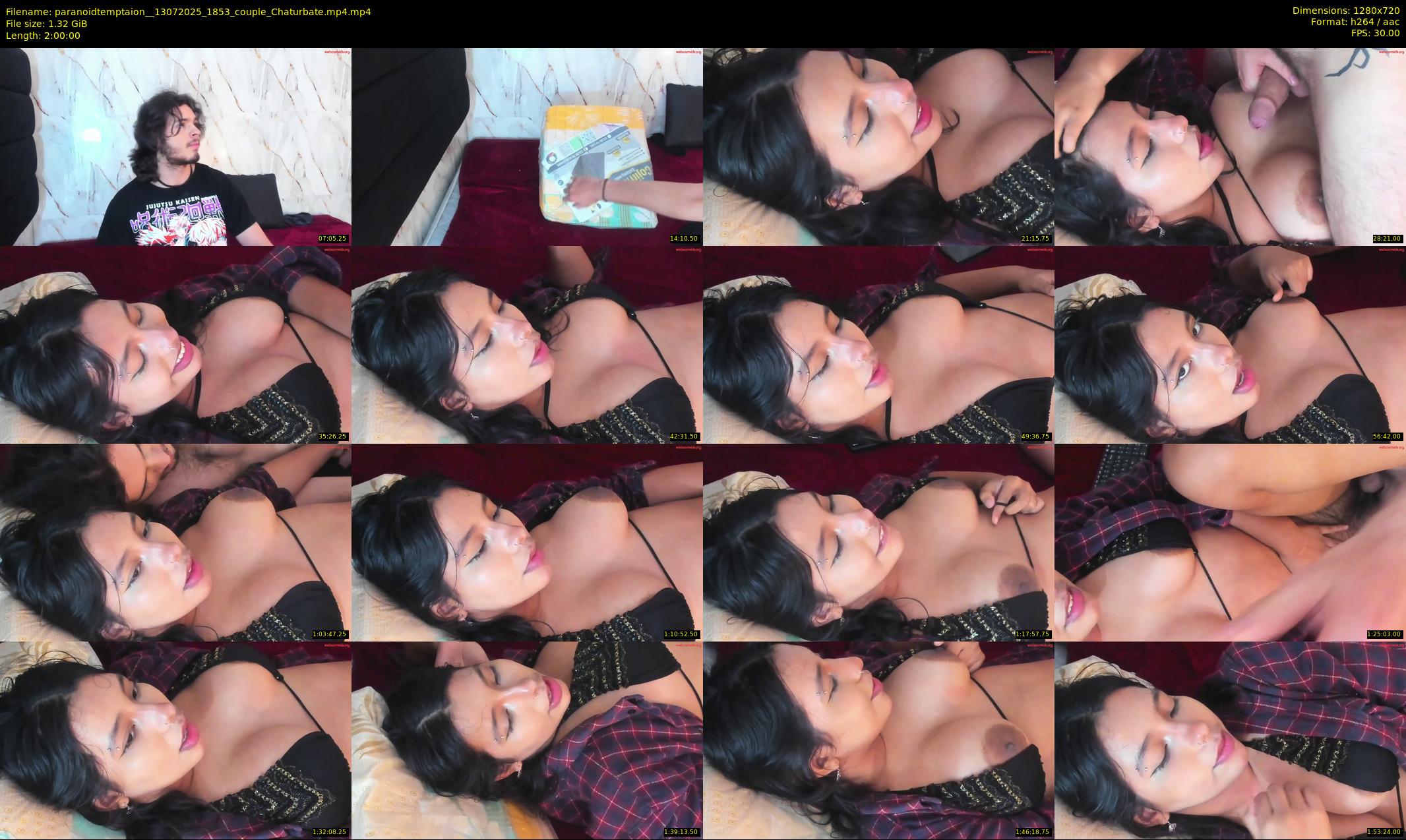 paranoidtemptaion_ — 120 minute Chaturbate couple cam show recording, 720p, Jul 13, 2025