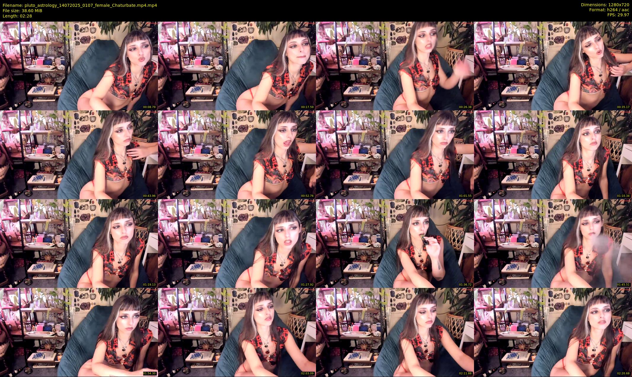 pluto_astrology — 3 minute Chaturbate female cam show recording, 720p, Jul 14, 2025
