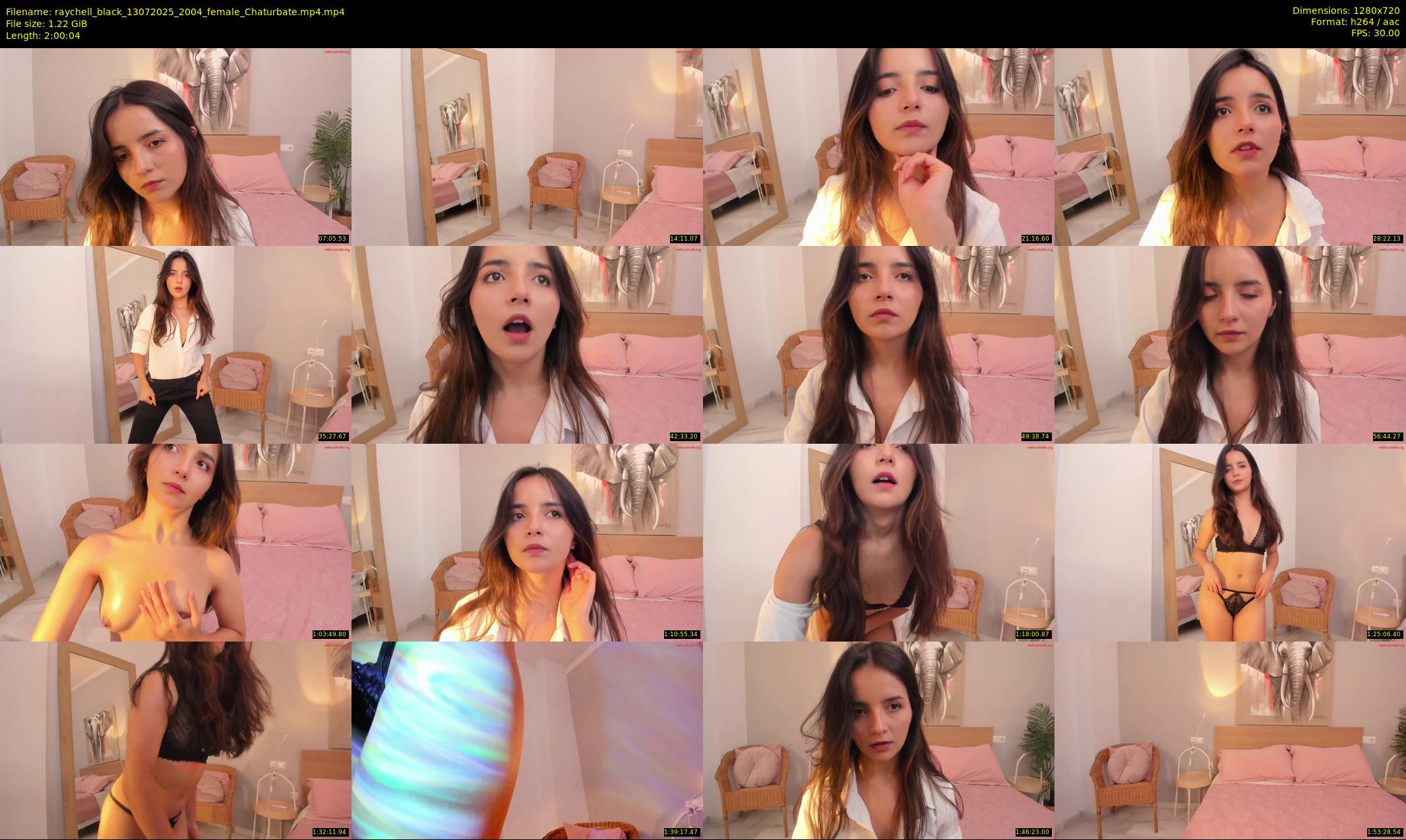 raychell_black — 121 minute Chaturbate female cam show recording, 720p, Jul 13, 2025