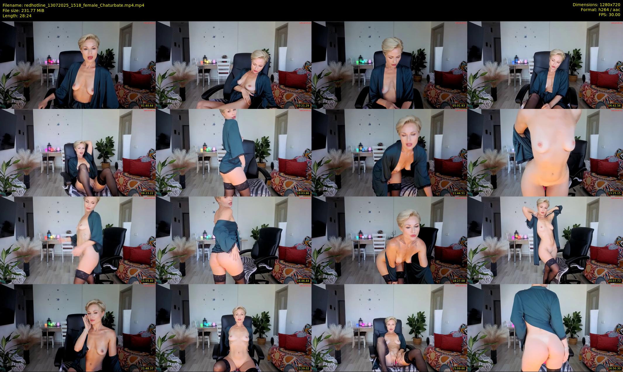 redhotline — 29 minute Chaturbate female cam show recording, 720p, Jul 13, 2025