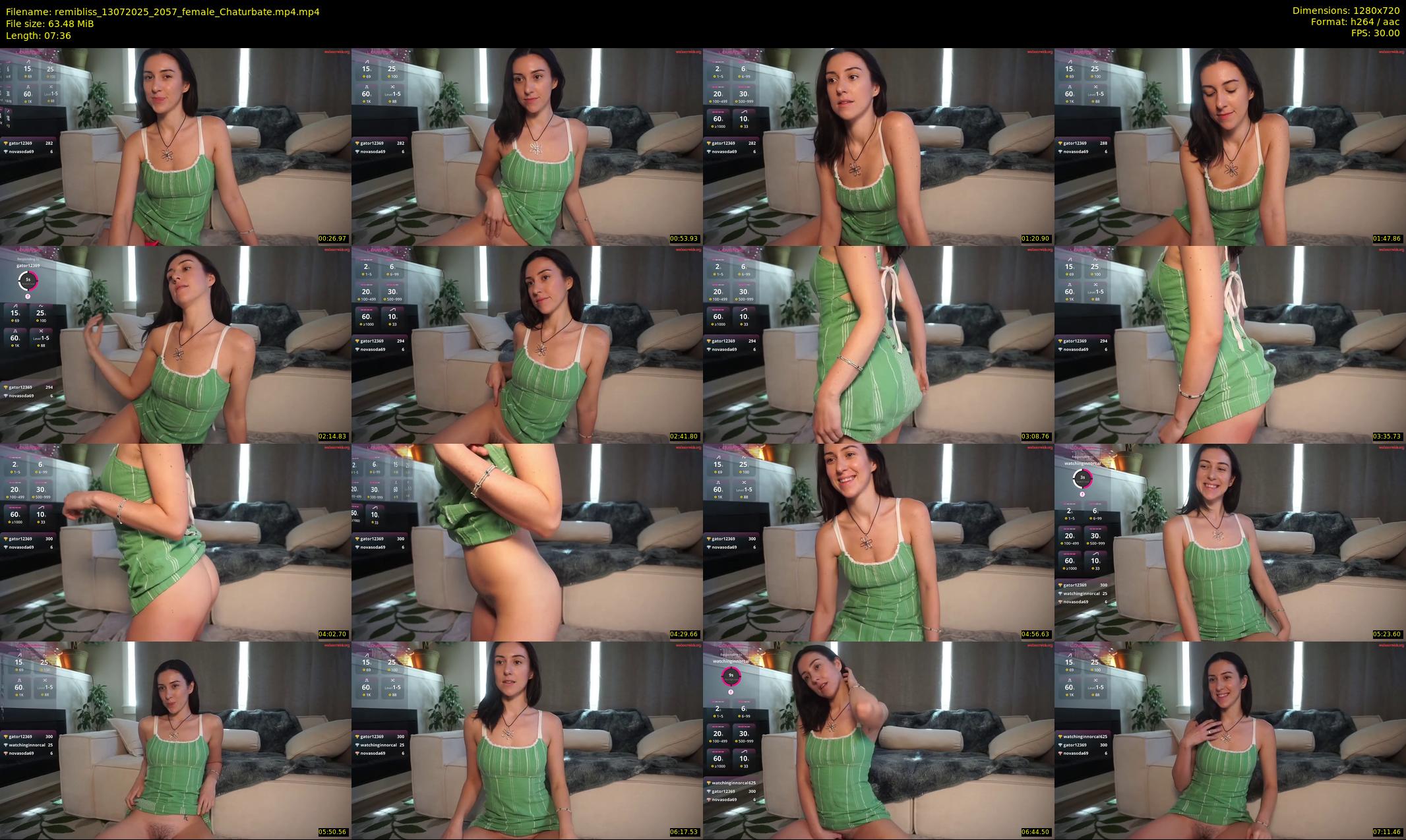 remibliss — 8 minute Chaturbate female cam show recording, 720p, Jul 13, 2025