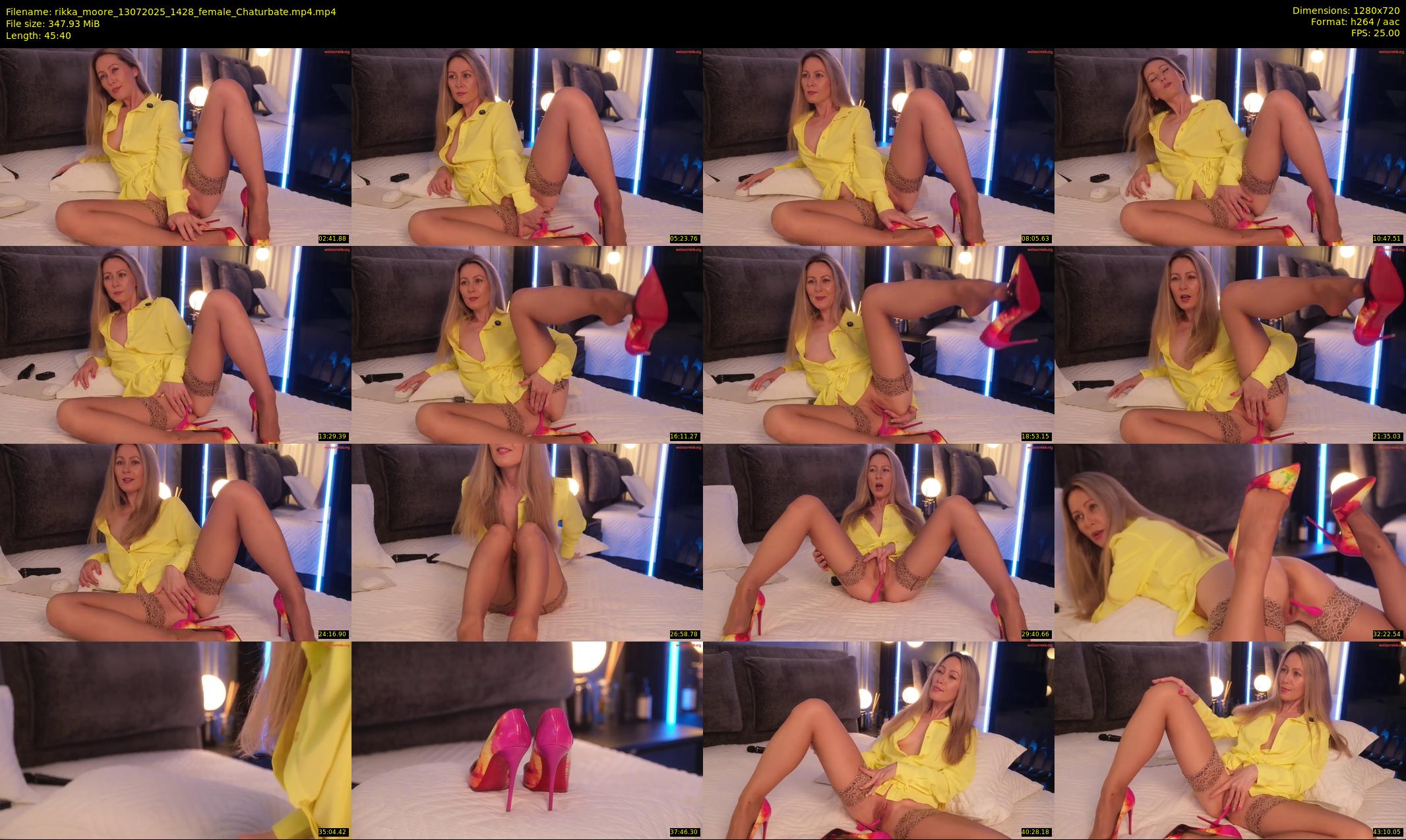 rikka_moore — 46 minute Chaturbate female cam show recording, 720p, Jul 13, 2025