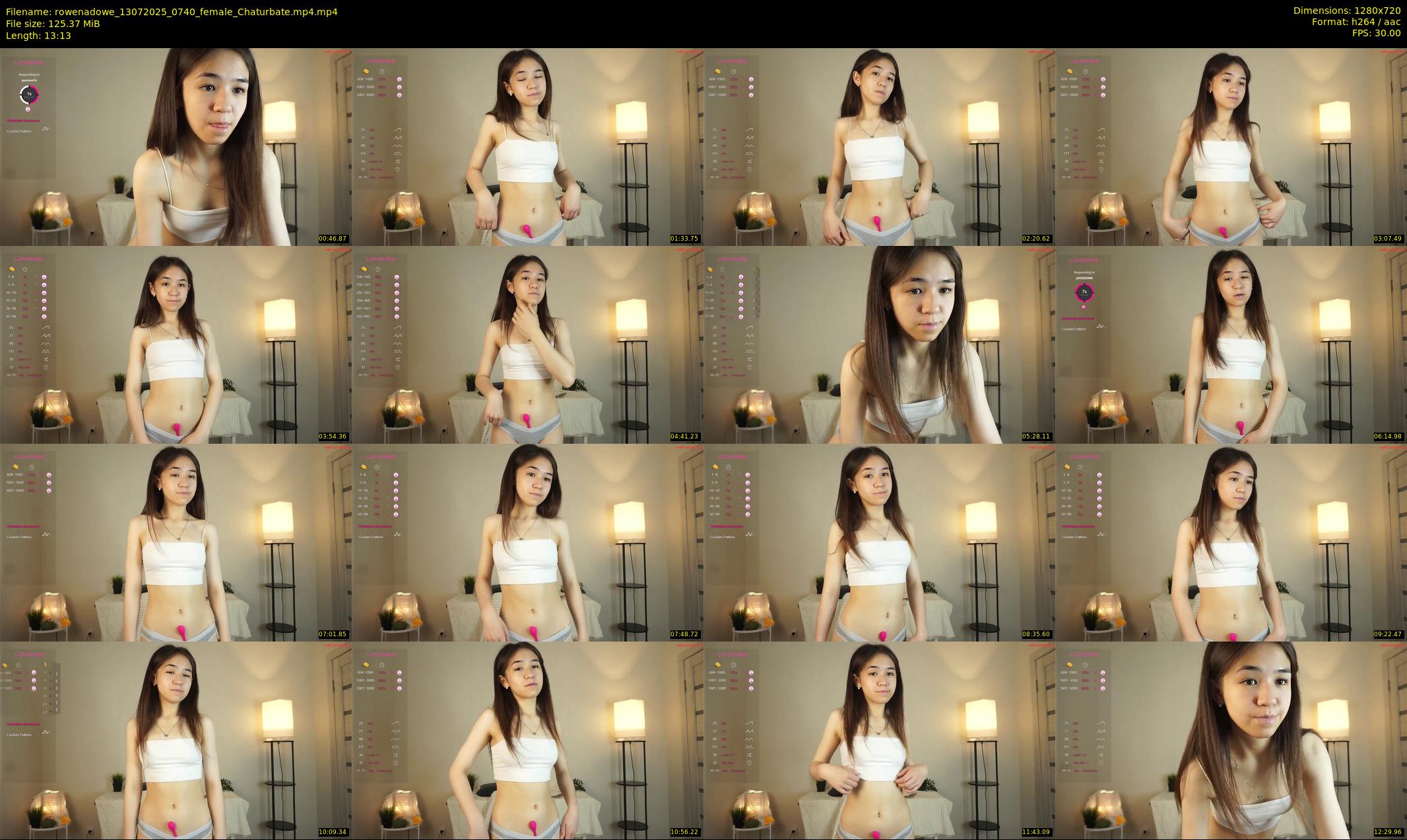 rowenadowe — 14 minute Chaturbate female cam show recording, 720p, Jul 13, 2025