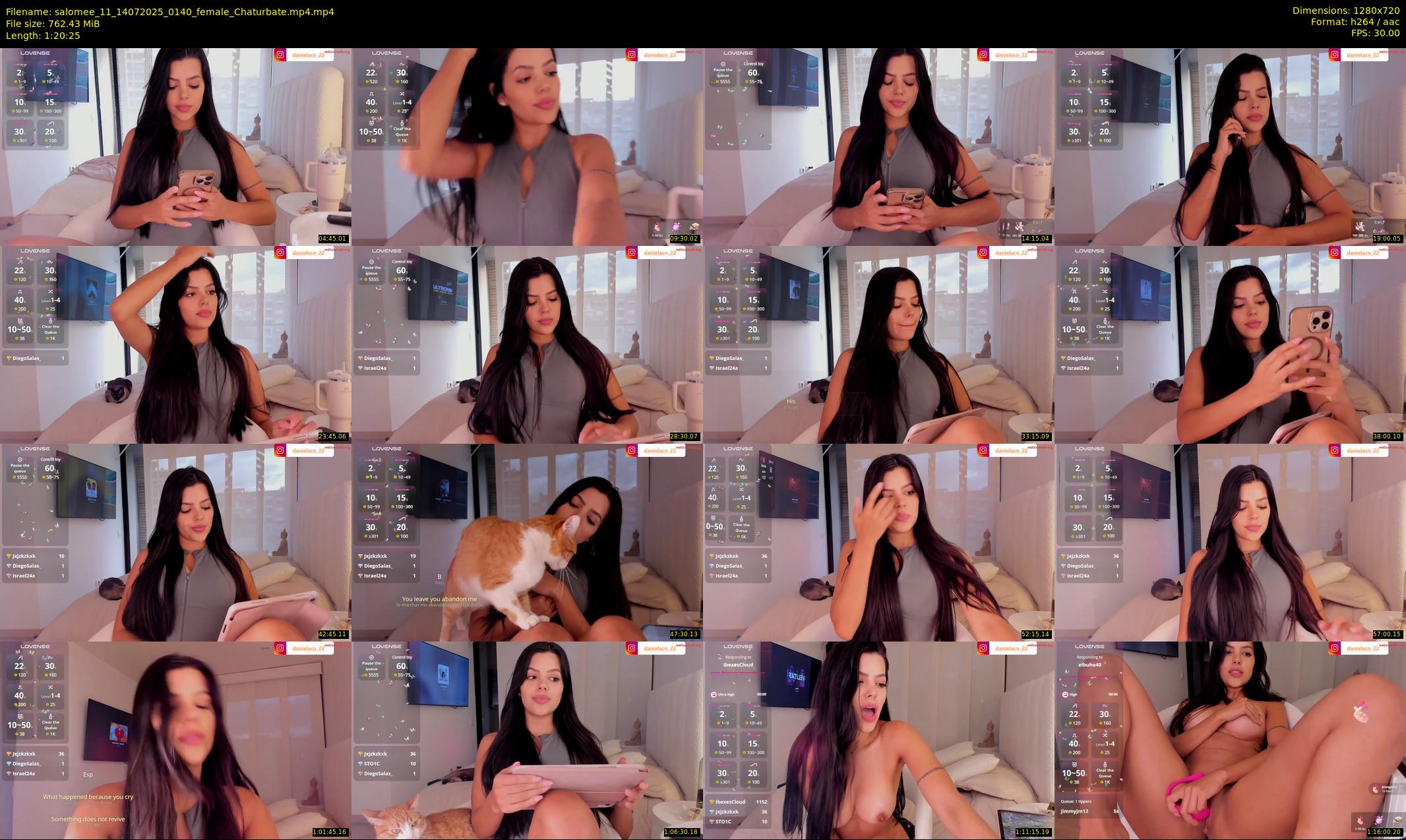 salomee_11 — 81 minute Chaturbate female cam show recording, 720p, Jul 14, 2025