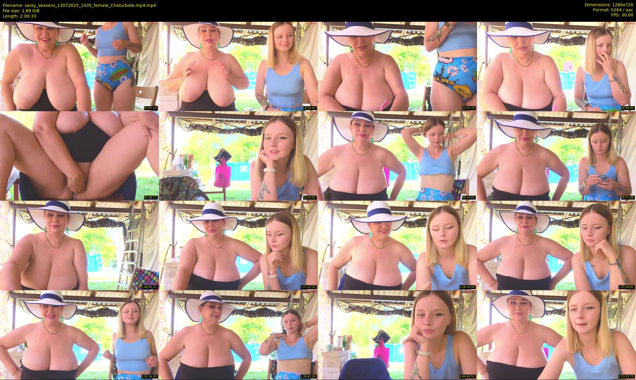 sassy_seasons — 121 minute Chaturbate couple cam show recording, 720p, Jul 13, 2025