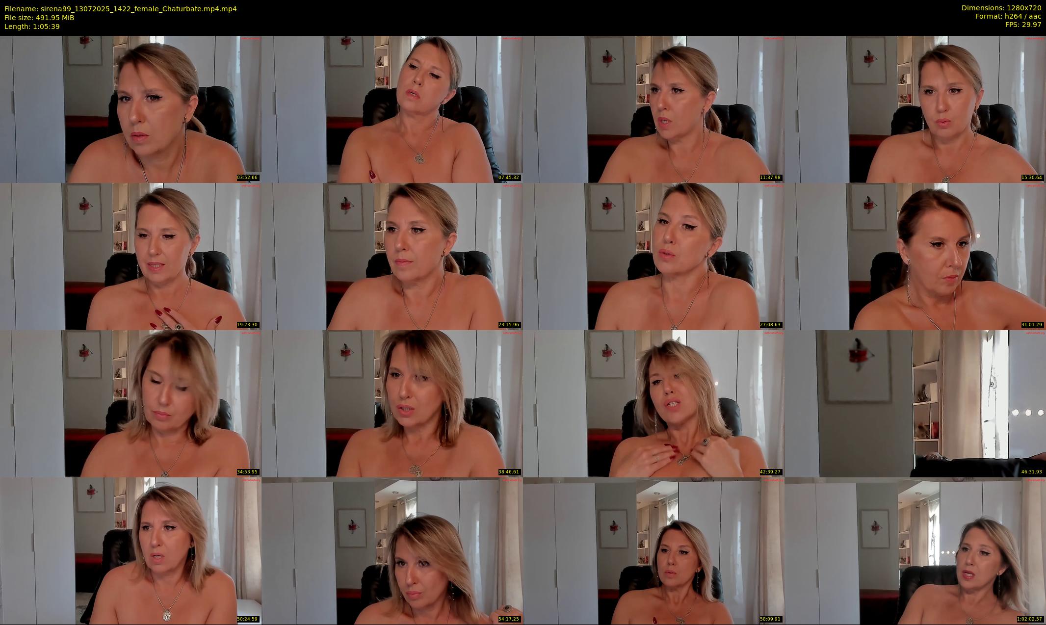 sirena99 — 66 minute Chaturbate female cam show recording, 720p, Jul 13, 2025