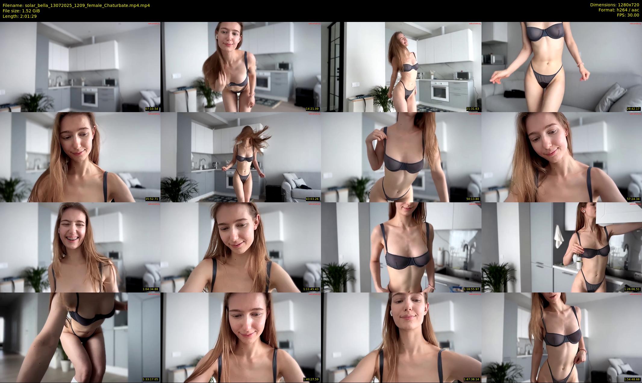 solar_bella — 122 minute Chaturbate female cam show recording, 720p, Jul 13, 2025