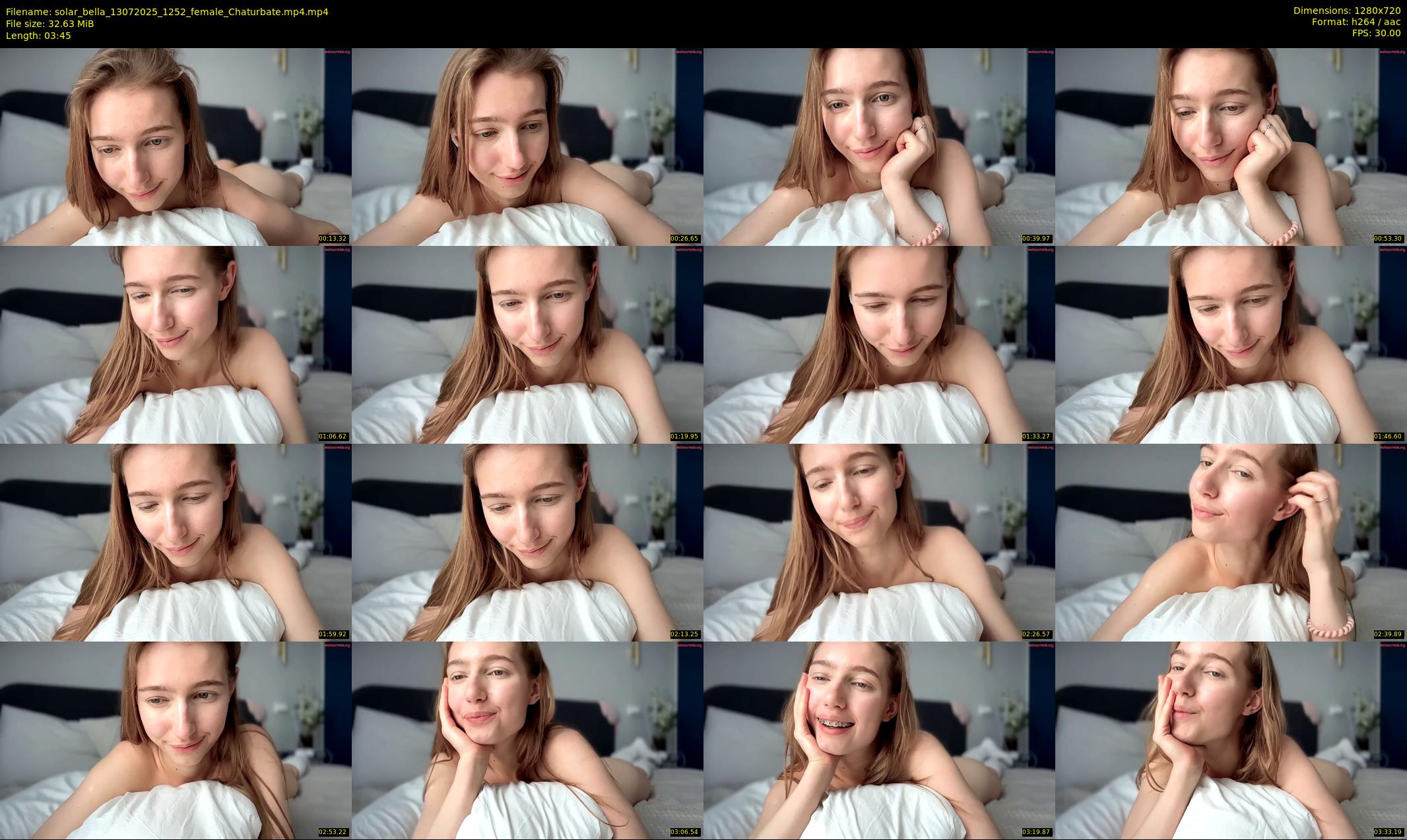 solar_bella — 4 minute Chaturbate female cam show recording, 720p, Jul 13, 2025