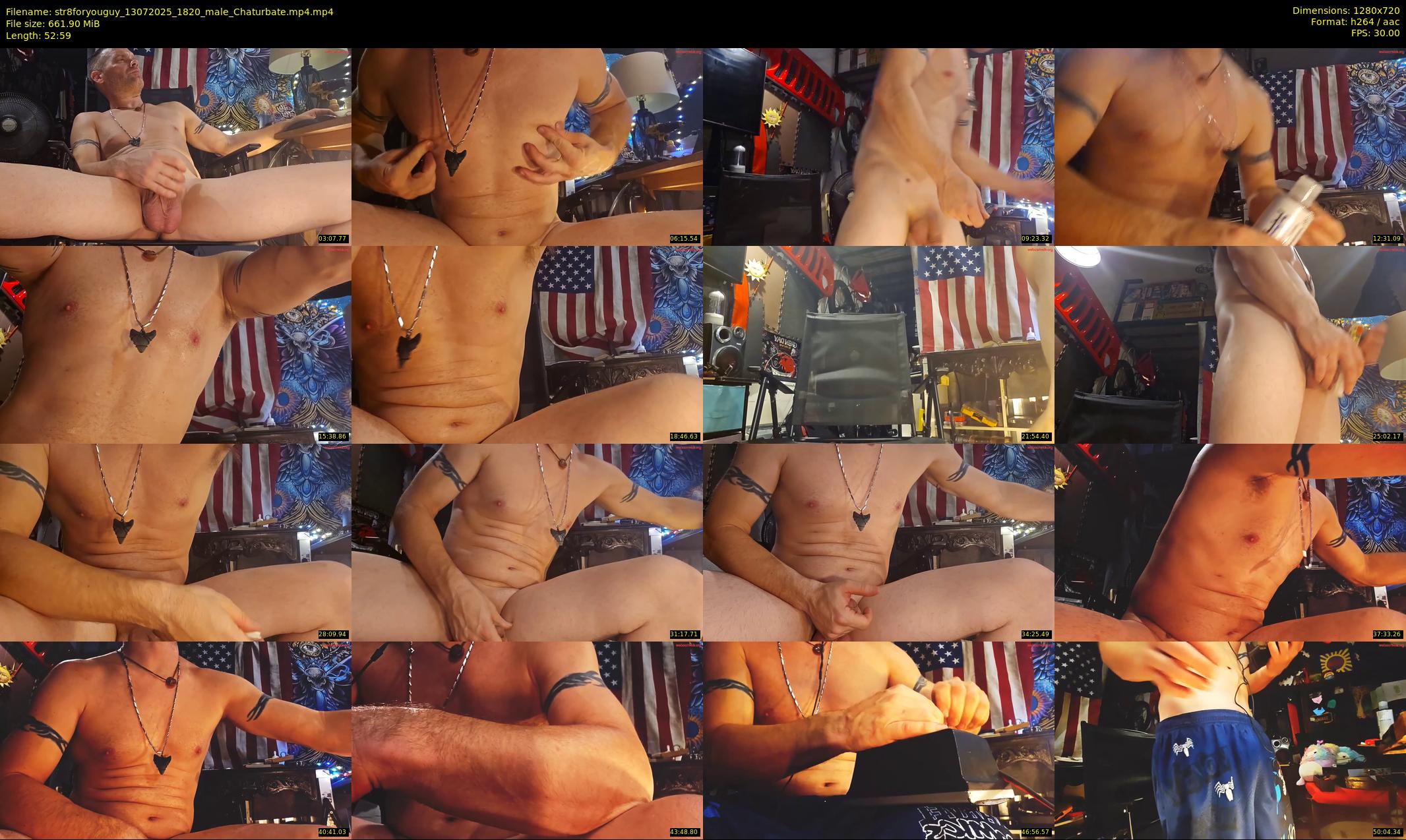 str8foryouguy — 53 minute Chaturbate male cam show recording, 720p, Jul 13, 2025
