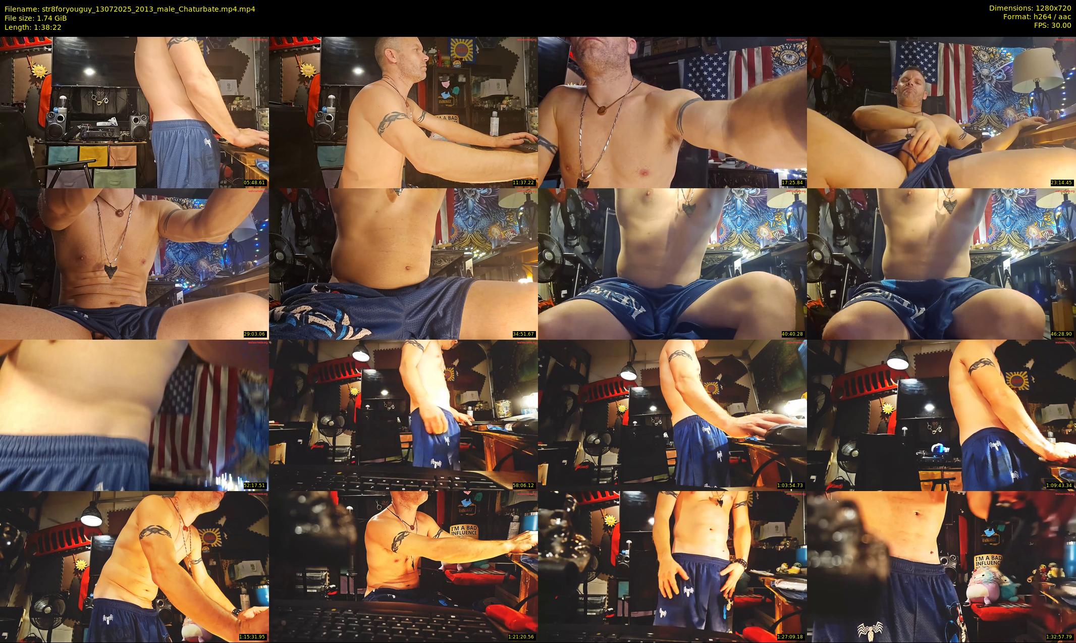 str8foryouguy — 99 minute Chaturbate male cam show recording, 720p, Jul 13, 2025