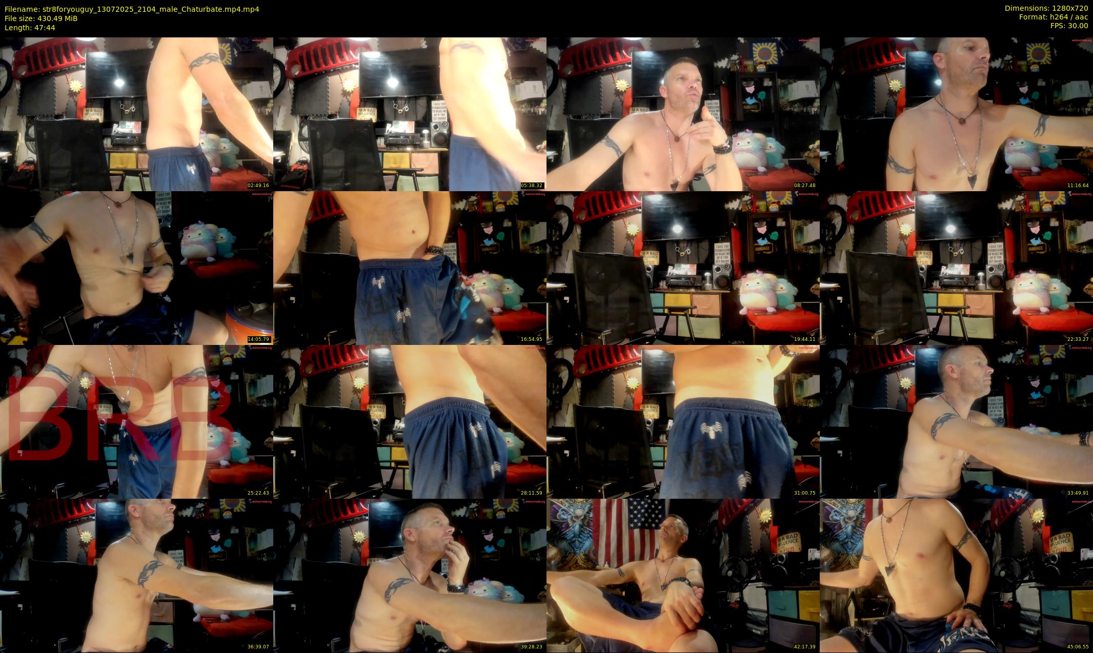 str8foryouguy — 48 minute Chaturbate male cam show recording, 720p, Jul 13, 2025