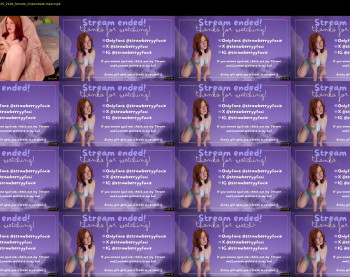 strawberryyfoxie — 5 minute Chaturbate female cam show recording, 720p, Jul 13, 2025