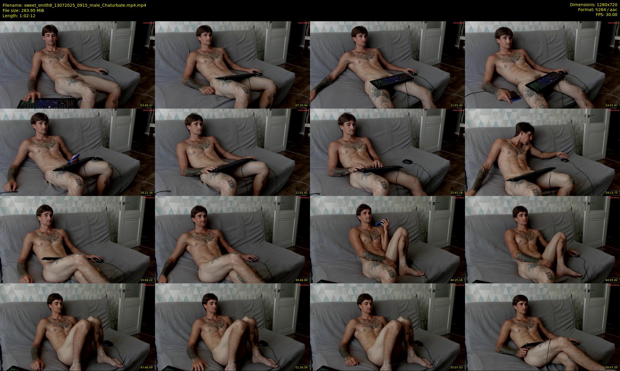 sweet_smith8 — 63 minute Chaturbate male cam show recording, 720p, Jul 13, 2025