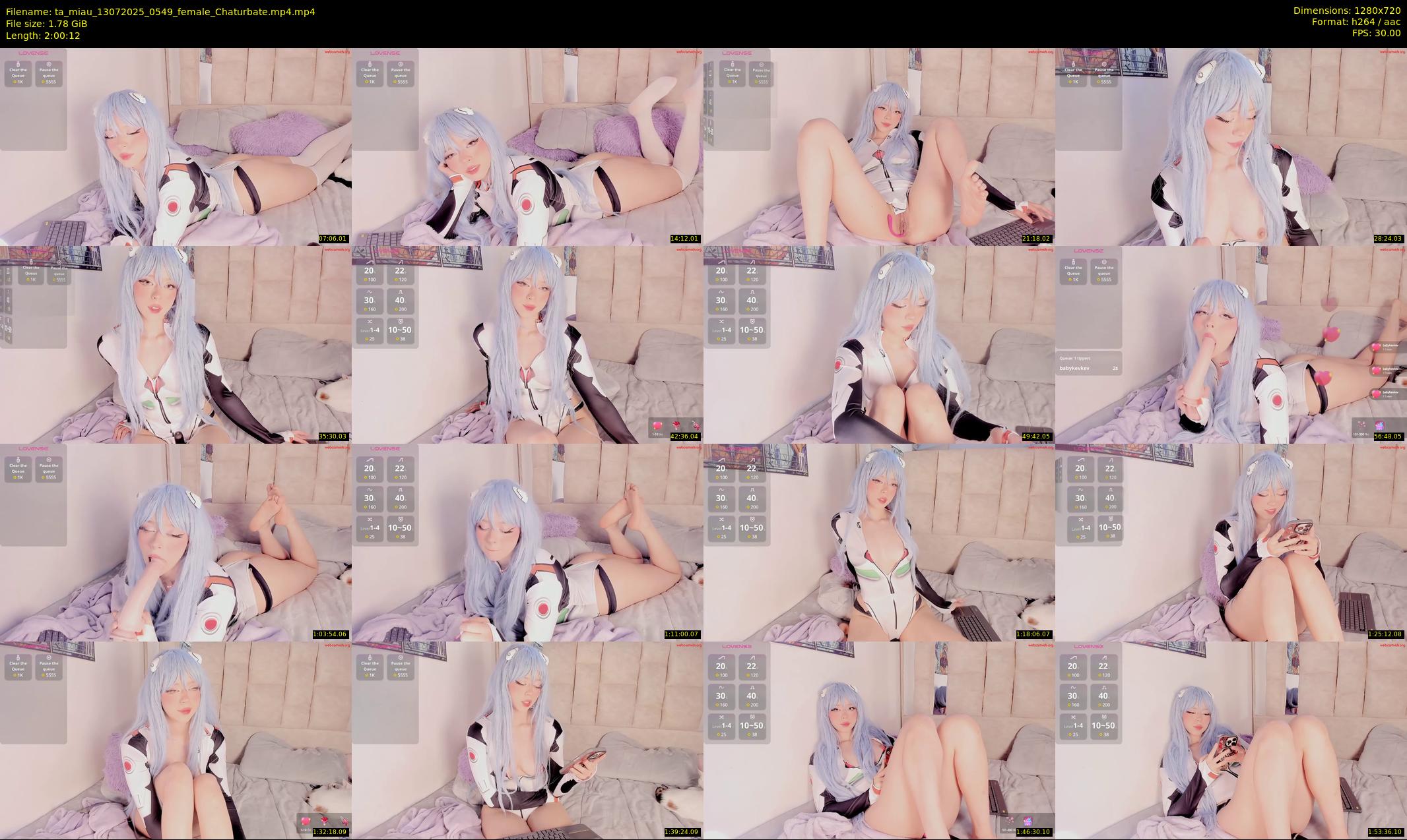 ta_miau — 121 minute Chaturbate female cam show recording, 720p, Jul 13, 2025