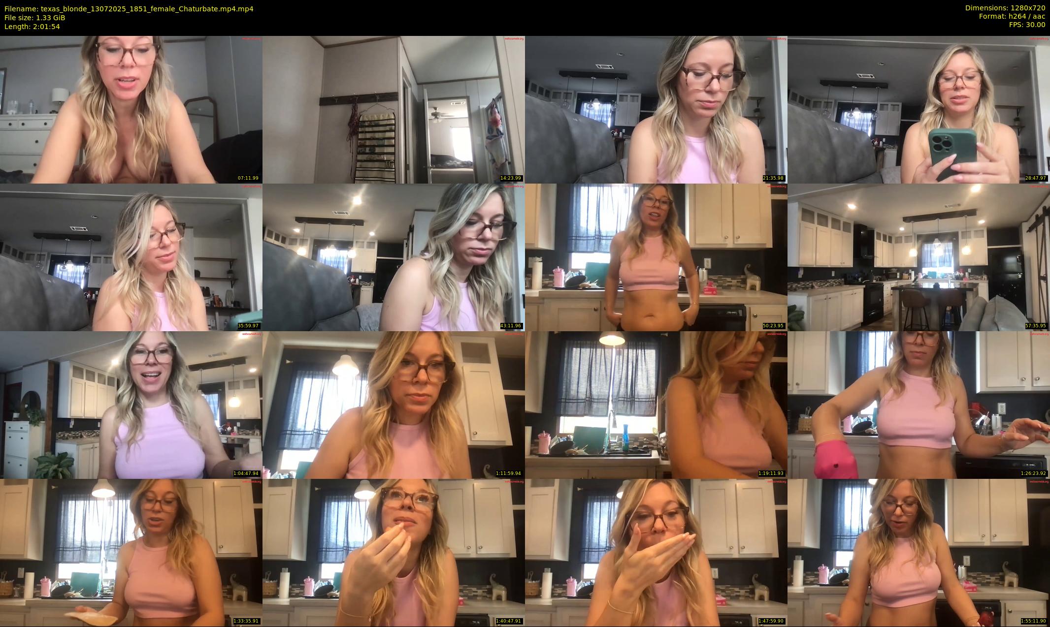texas_blonde — 122 minute Chaturbate female cam show recording, 720p, Jul 13, 2025