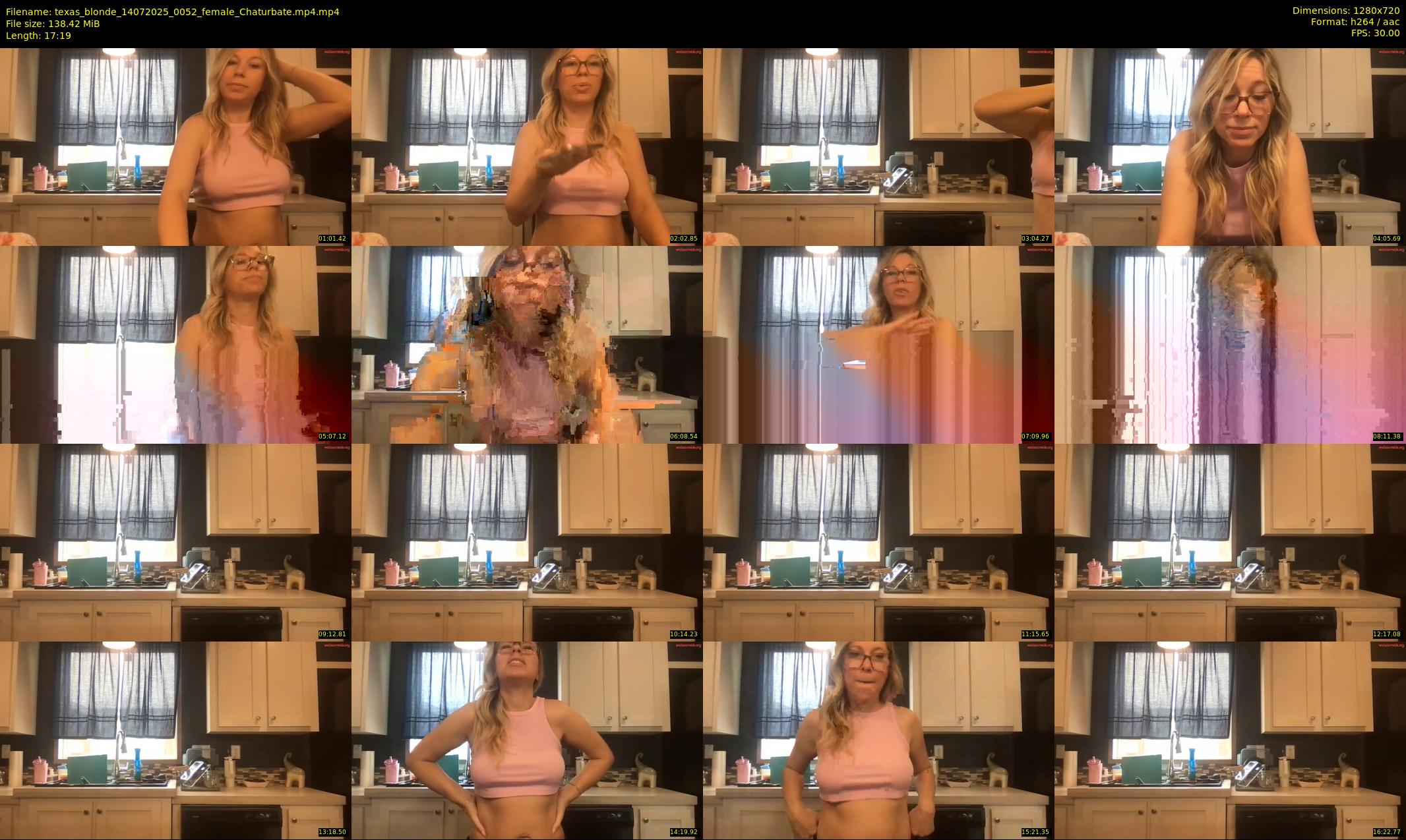 texas_blonde — 18 minute Chaturbate female cam show recording, 720p, Jul 14, 2025