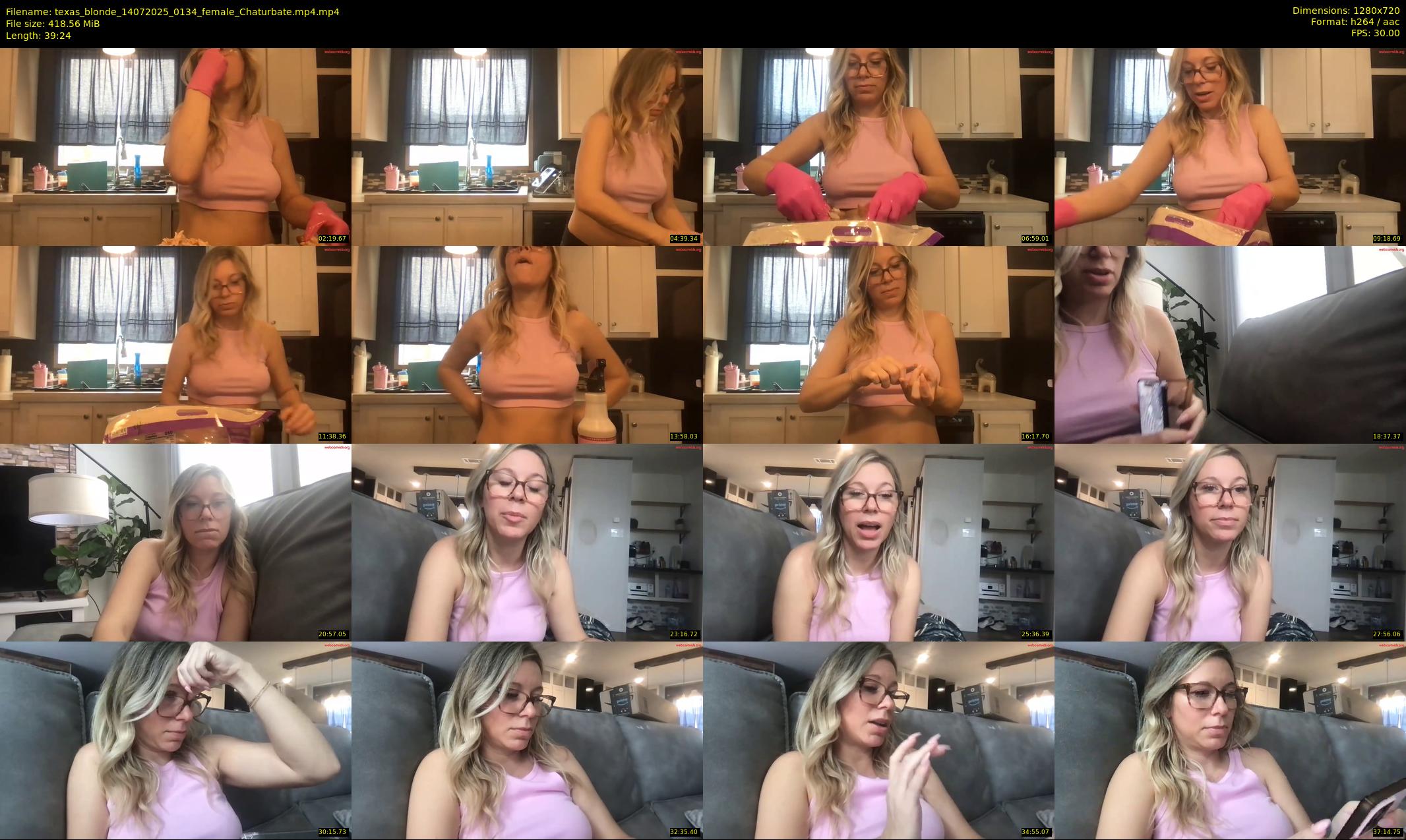 texas_blonde — 40 minute Chaturbate female cam show recording, 720p, Jul 14, 2025