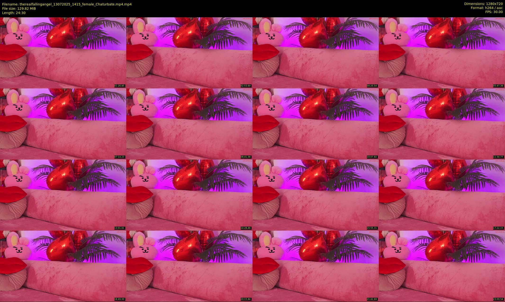 therealfallingangel — 25 minute Chaturbate female cam show recording, 720p, Jul 13, 2025