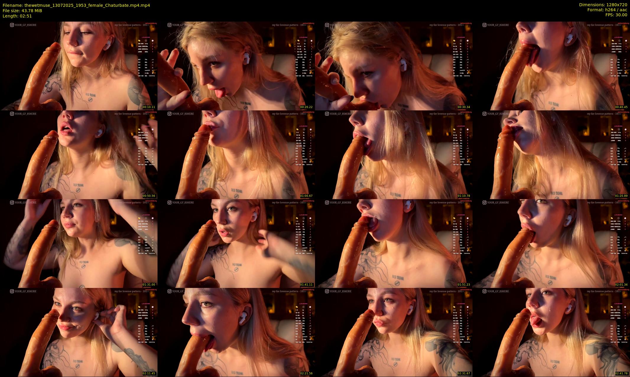 thewetmuse — 3 minute Chaturbate female cam show recording, 720p, Jul 13, 2025