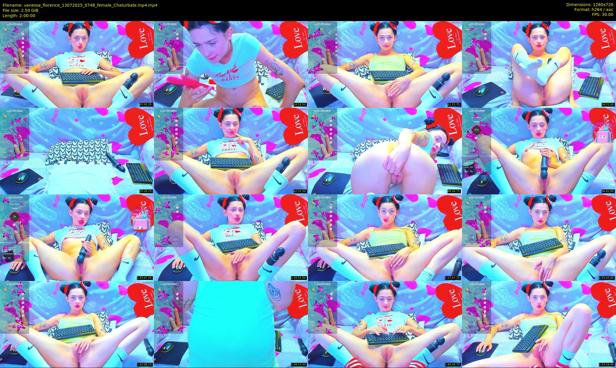 vanessa_florence — 120 minute Chaturbate female cam show recording, 720p, Jul 13, 2025
