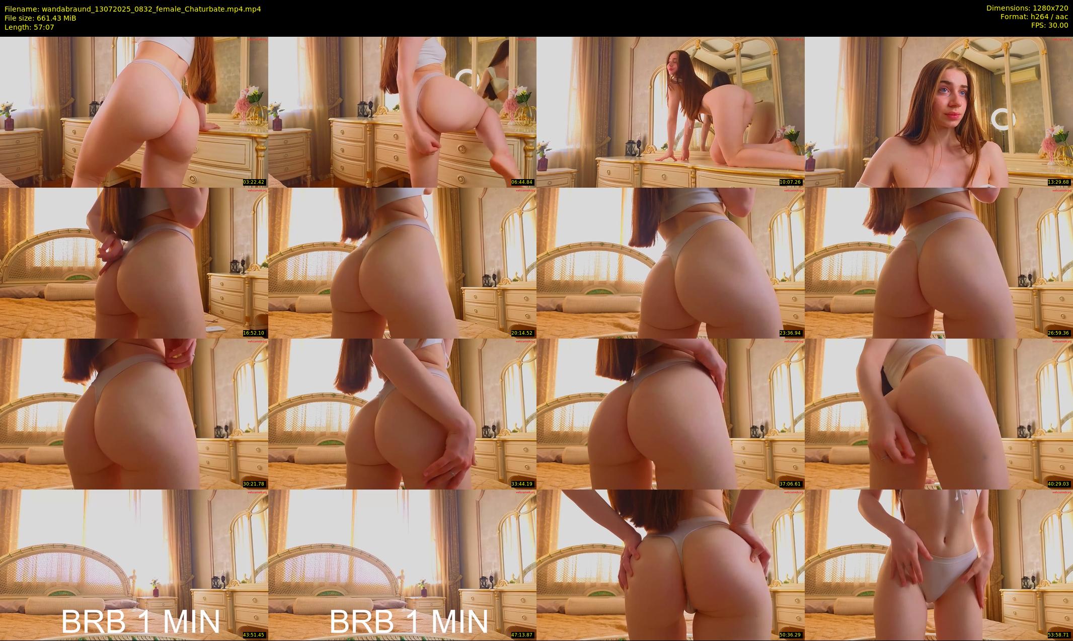 wandabraund — 58 minute Chaturbate female cam show recording, 720p, Jul 13, 2025