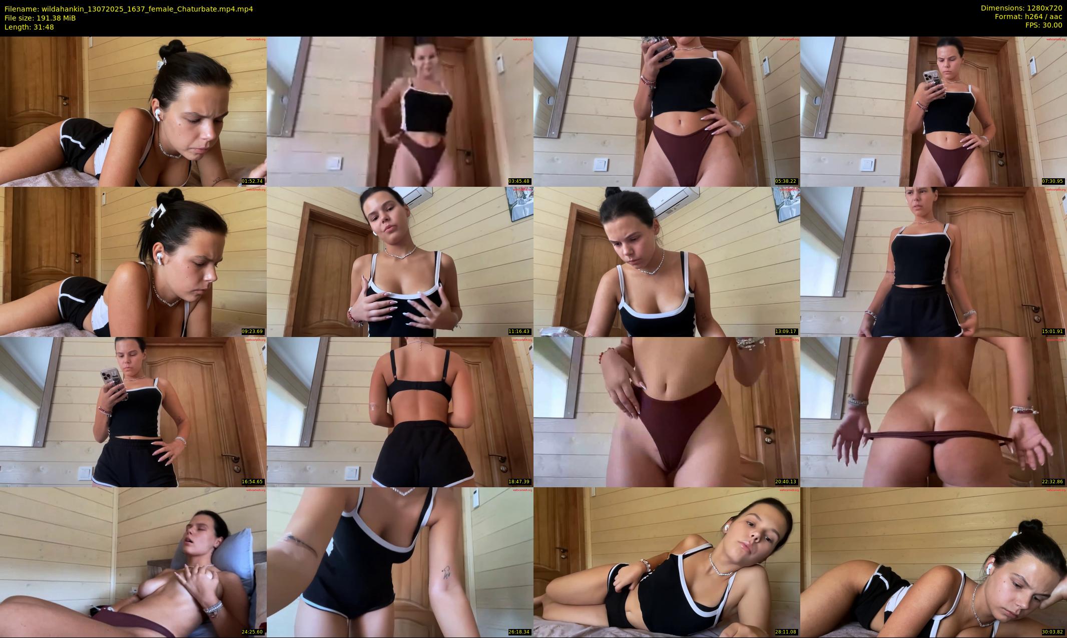 wildahankin — 32 minute Chaturbate female cam show recording, 720p, Jul 13, 2025