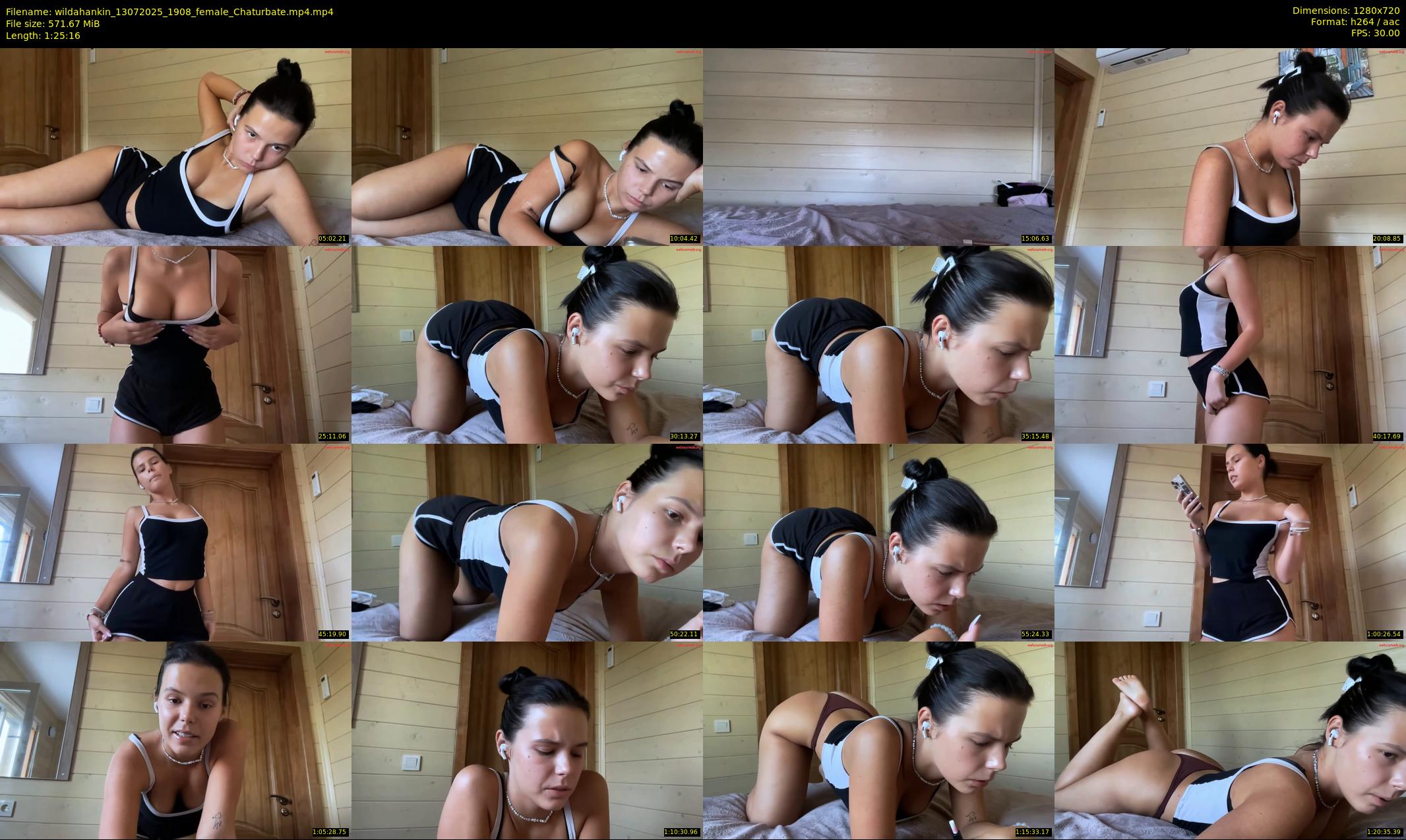 wildahankin — 86 minute Chaturbate female cam show recording, 720p, Jul 13, 2025