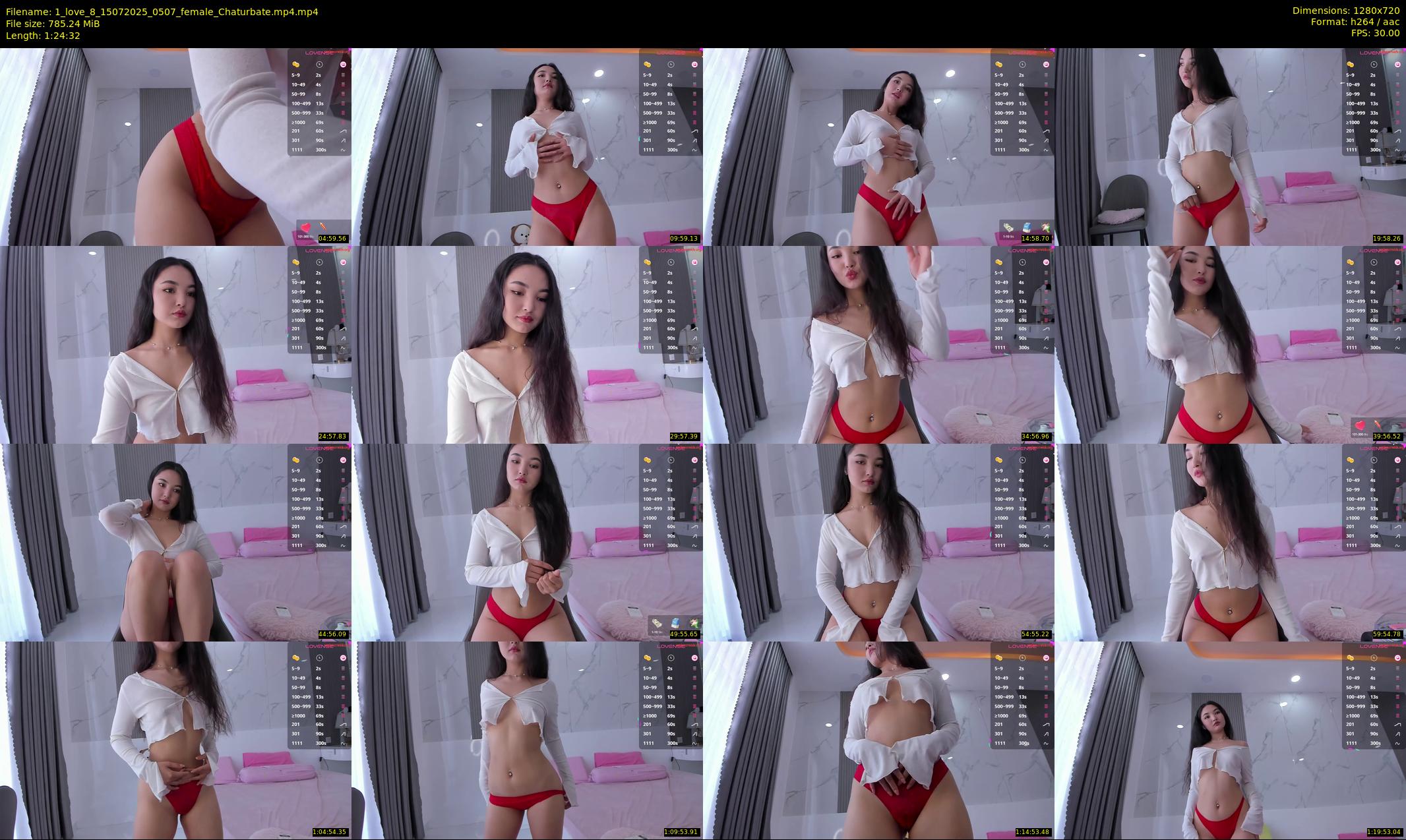 1_love_8 — 85 minute Chaturbate female cam show recording, 720p, Jul 15, 2025