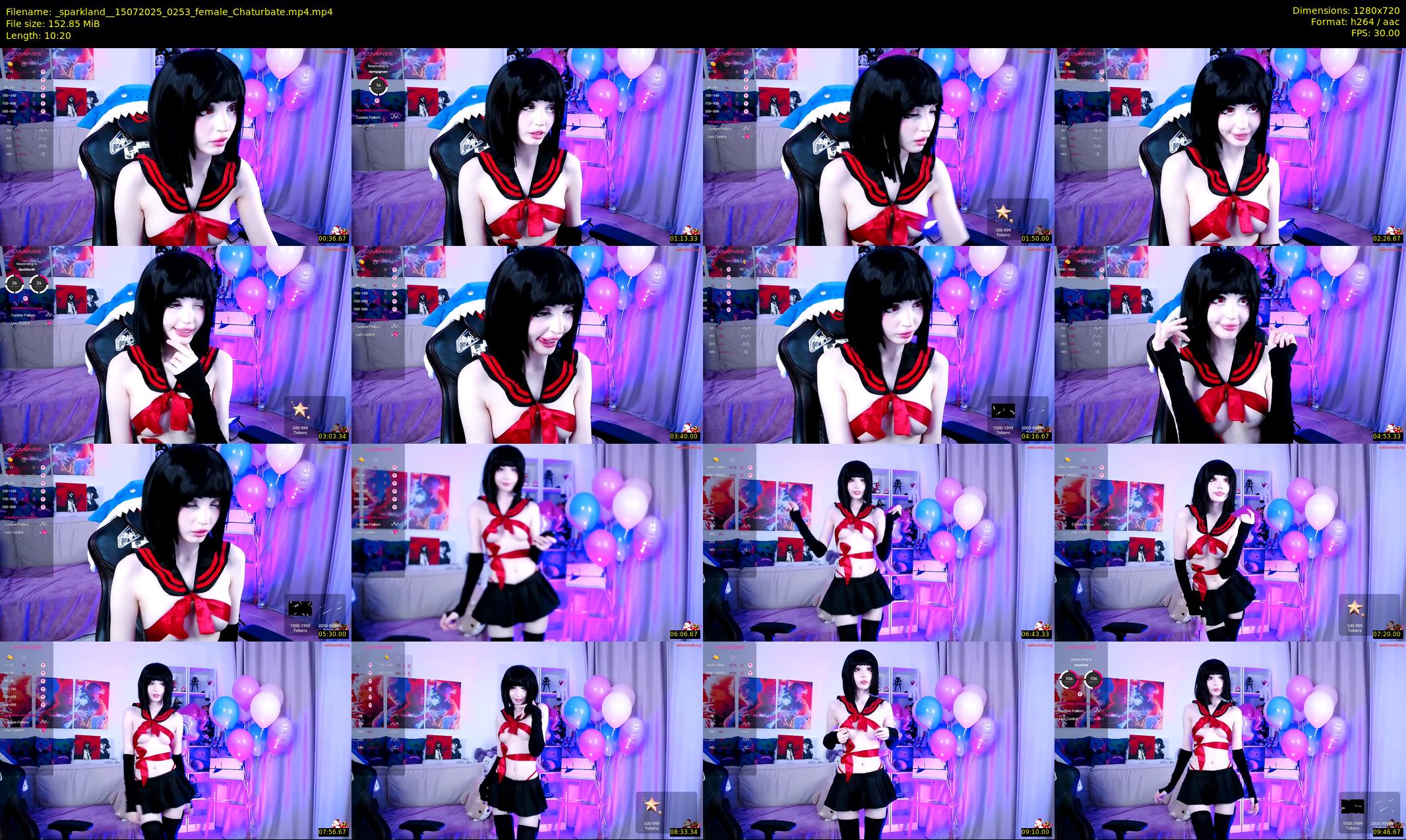 _sparkland_ — 11 minute Chaturbate female cam show recording, 720p, Jul 15, 2025