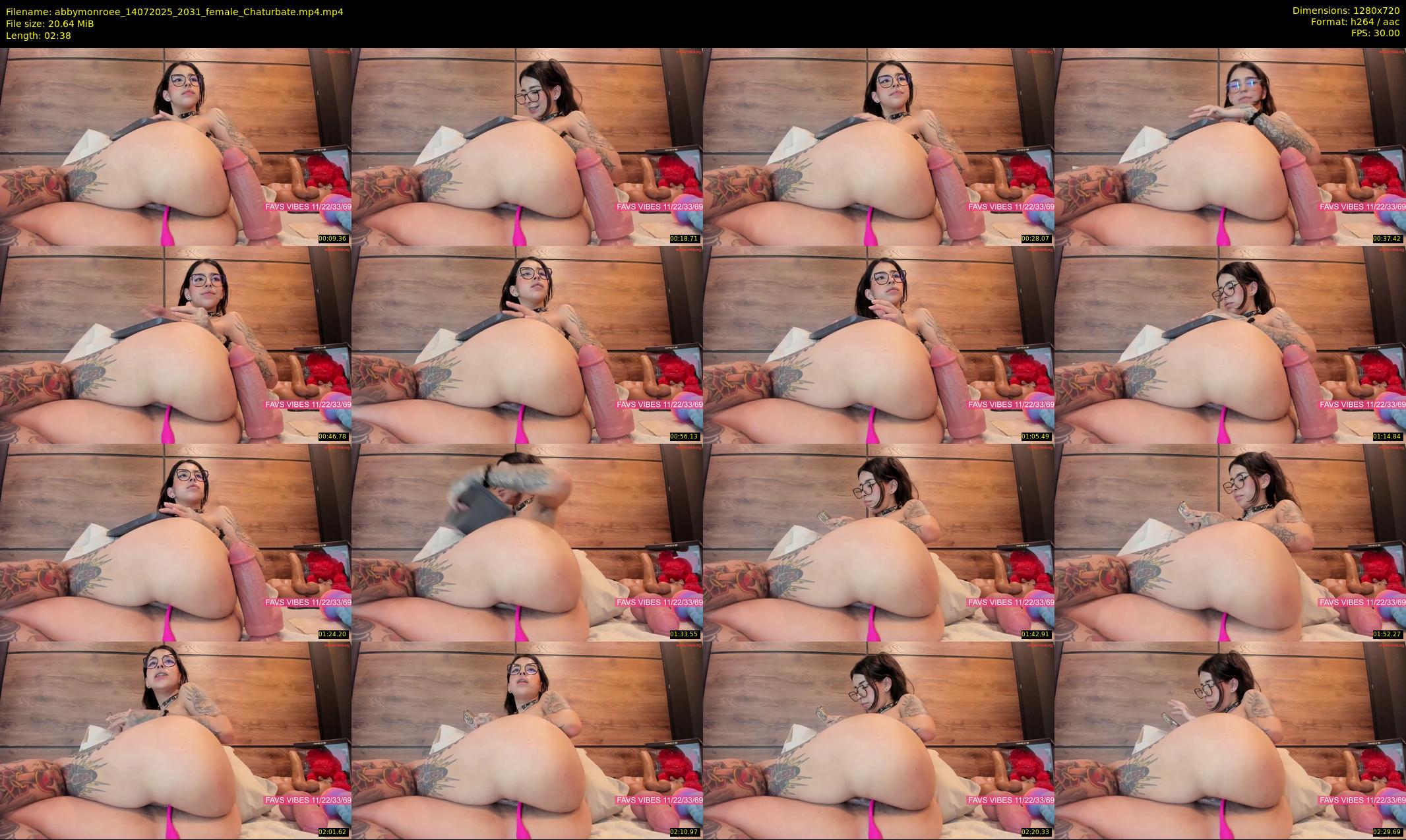 abbymonroee — 3 minute Chaturbate female cam show recording, 720p, Jul 14, 2025