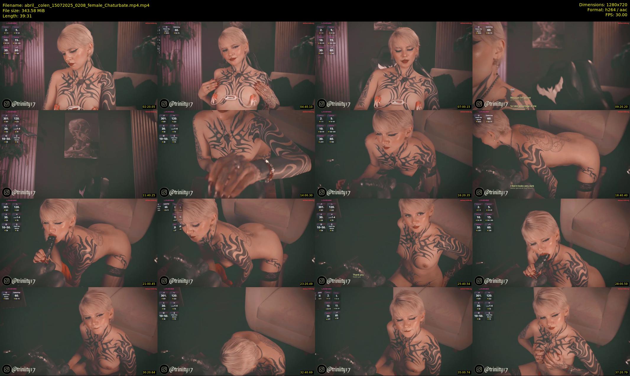 abril__colen — 40 minute Chaturbate female cam show recording, 720p, Jul 15, 2025