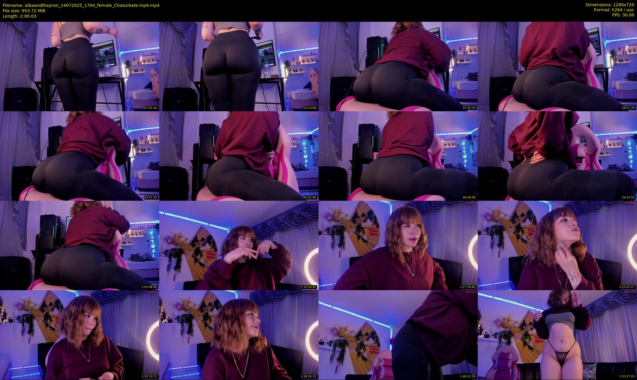 albaandthayron — 121 minute Chaturbate couple cam show recording, 720p, Jul 14, 2025