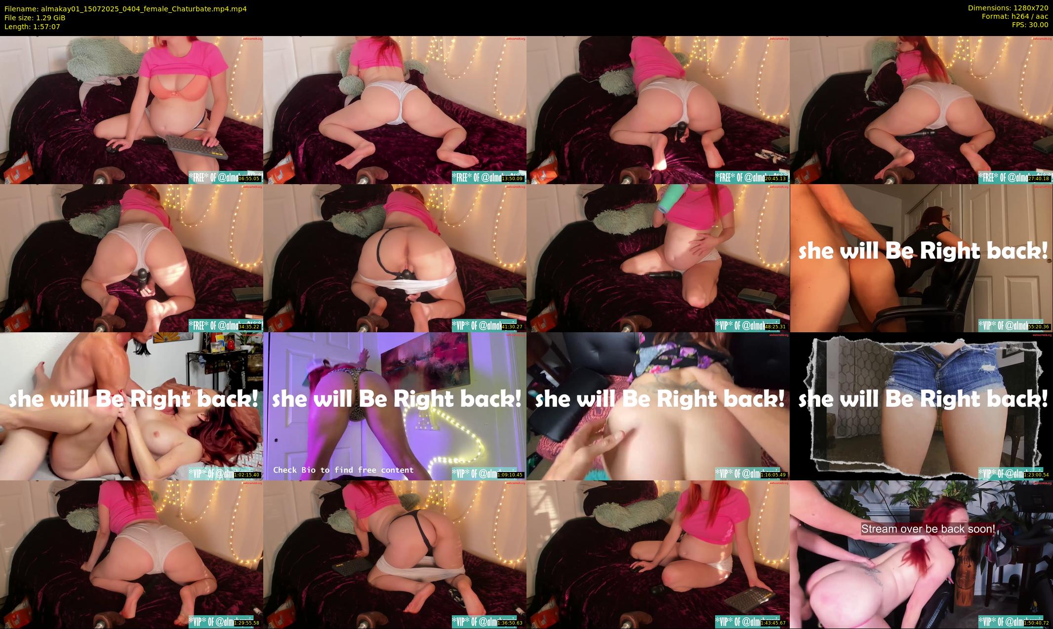 almakay01 — 118 minute Chaturbate couple cam show recording, 720p, Jul 15, 2025
