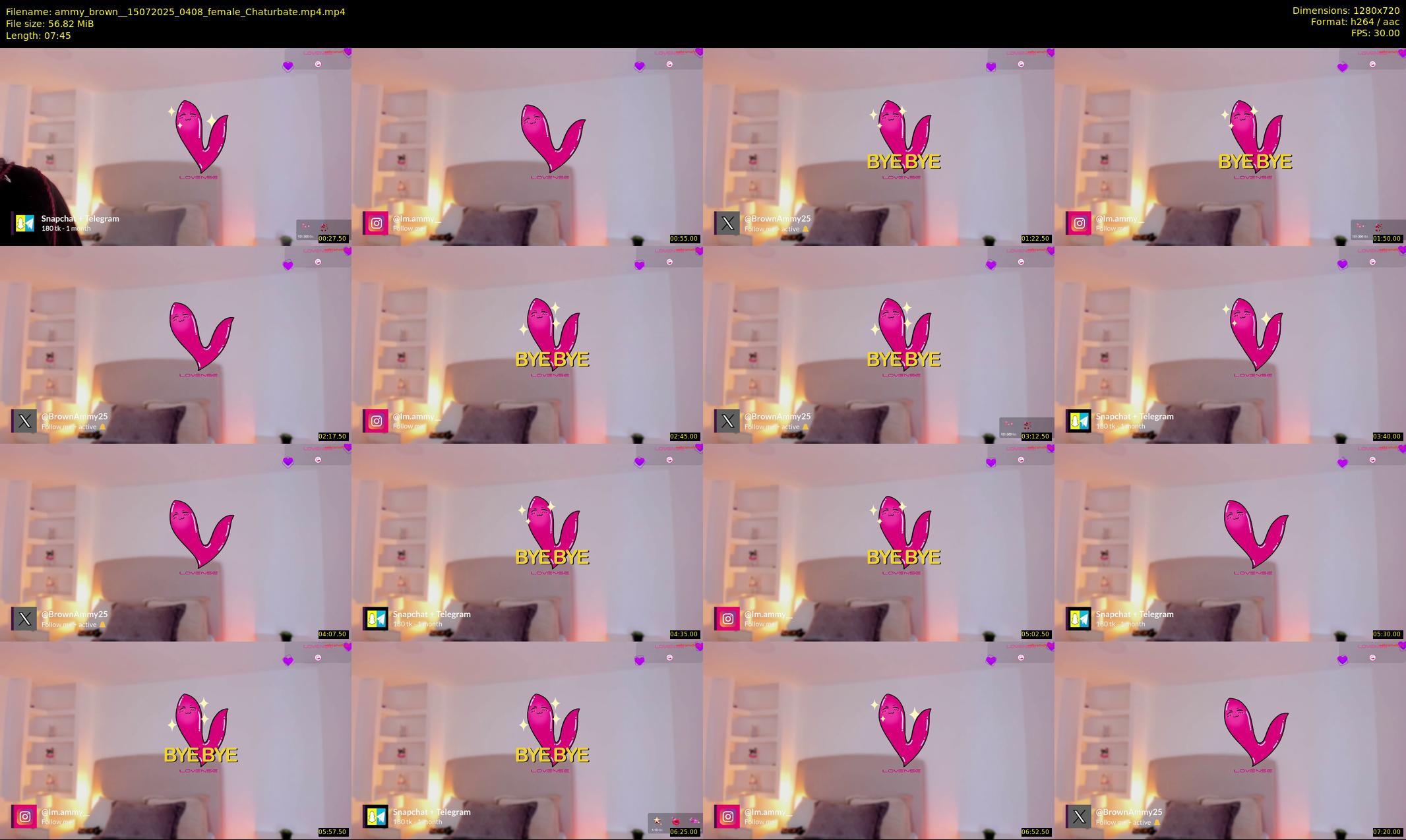 ammy_brown_ — 8 minute Chaturbate female cam show recording, 720p, Jul 15, 2025