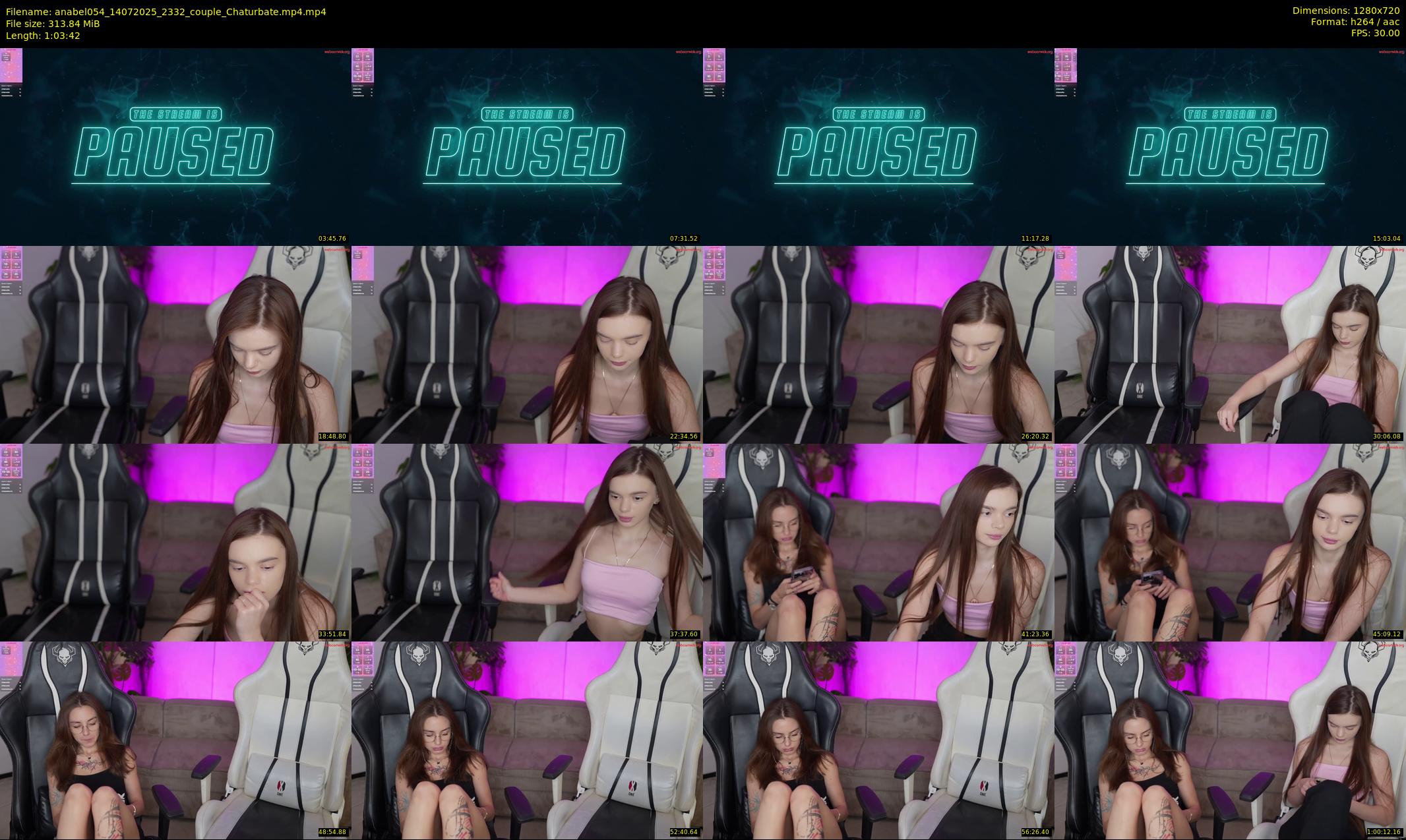 anabel054 — 64 minute Chaturbate female cam show recording, 720p, Jul 14, 2025