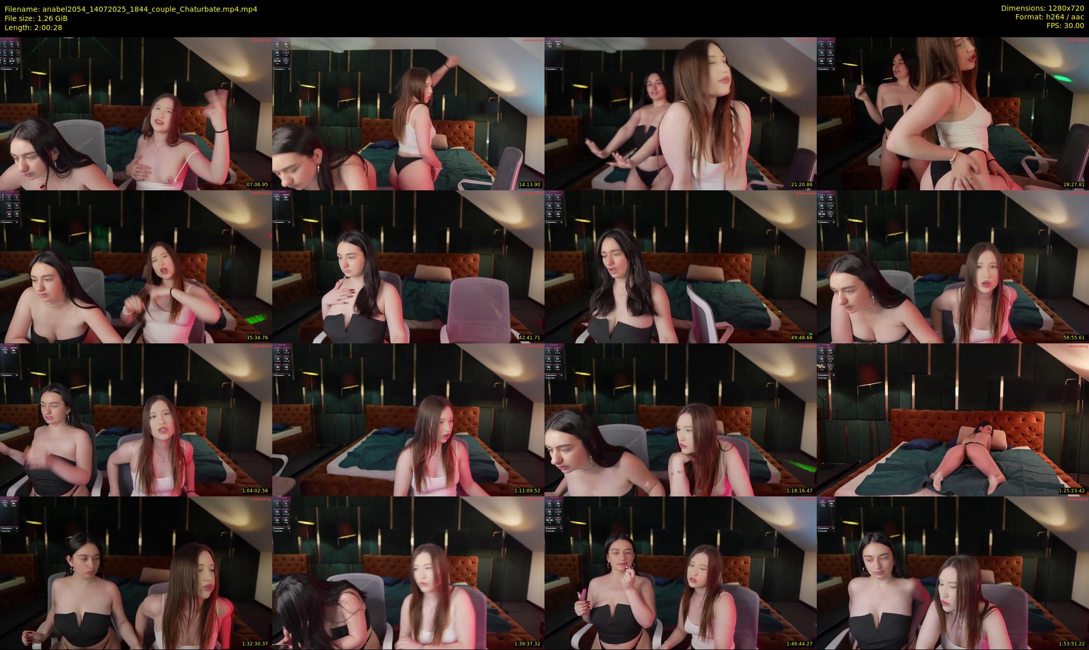 anabel2054 — 121 minute Chaturbate female cam show recording, 720p, Jul 14, 2025