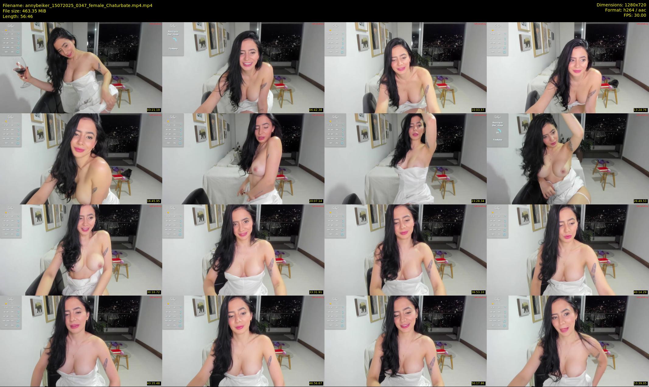 annybeiker — 57 minute Chaturbate female cam show recording, 720p, Jul 15, 2025