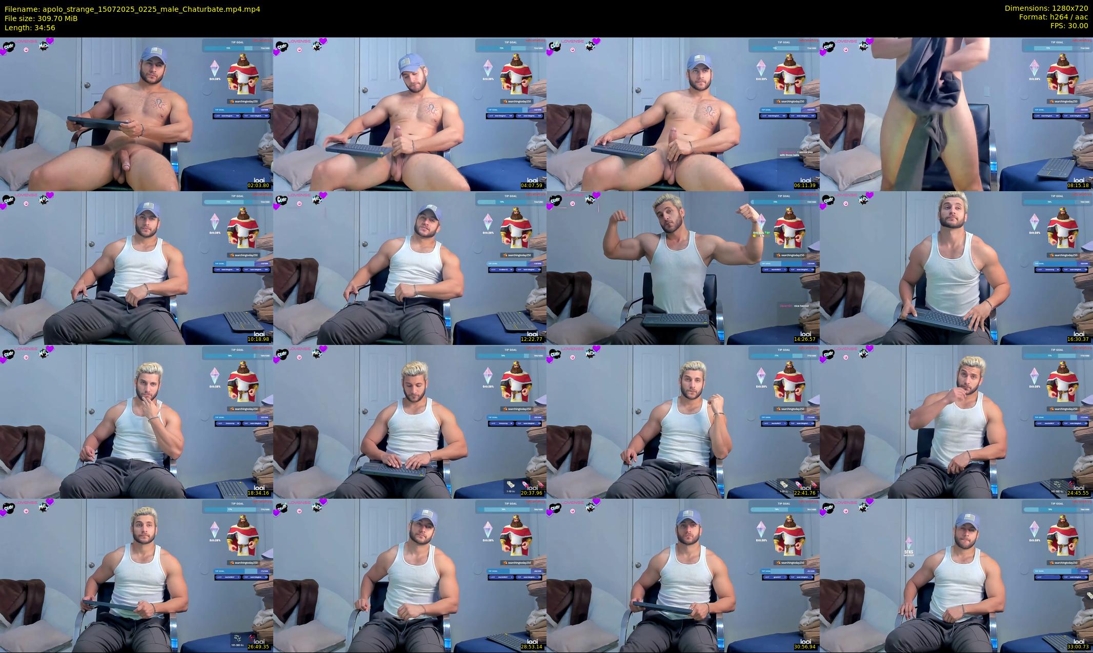 apolo_strange — 35 minute Chaturbate male cam show recording, 720p, Jul 15, 2025