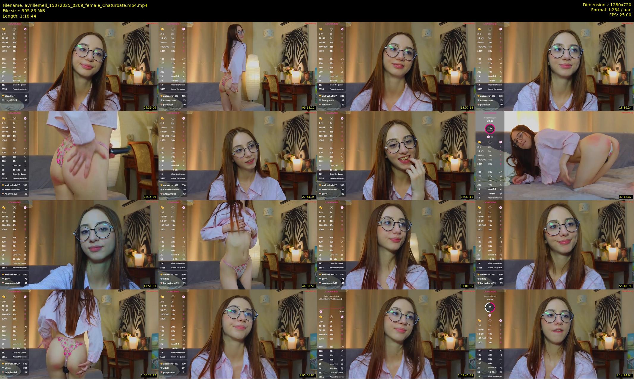 avrillemell — 79 minute Chaturbate female cam show recording, 720p, Jul 15, 2025