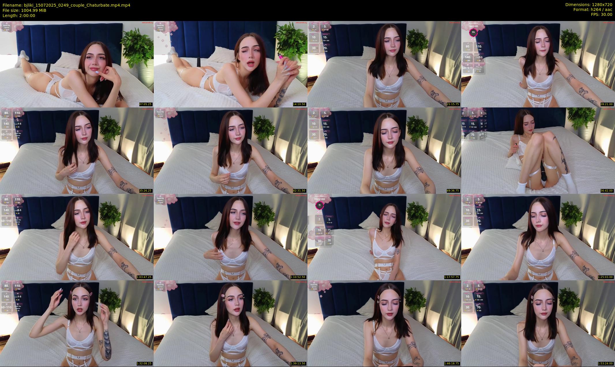 bjliki — 120 minute Chaturbate couple cam show recording, 720p, Jul 15, 2025