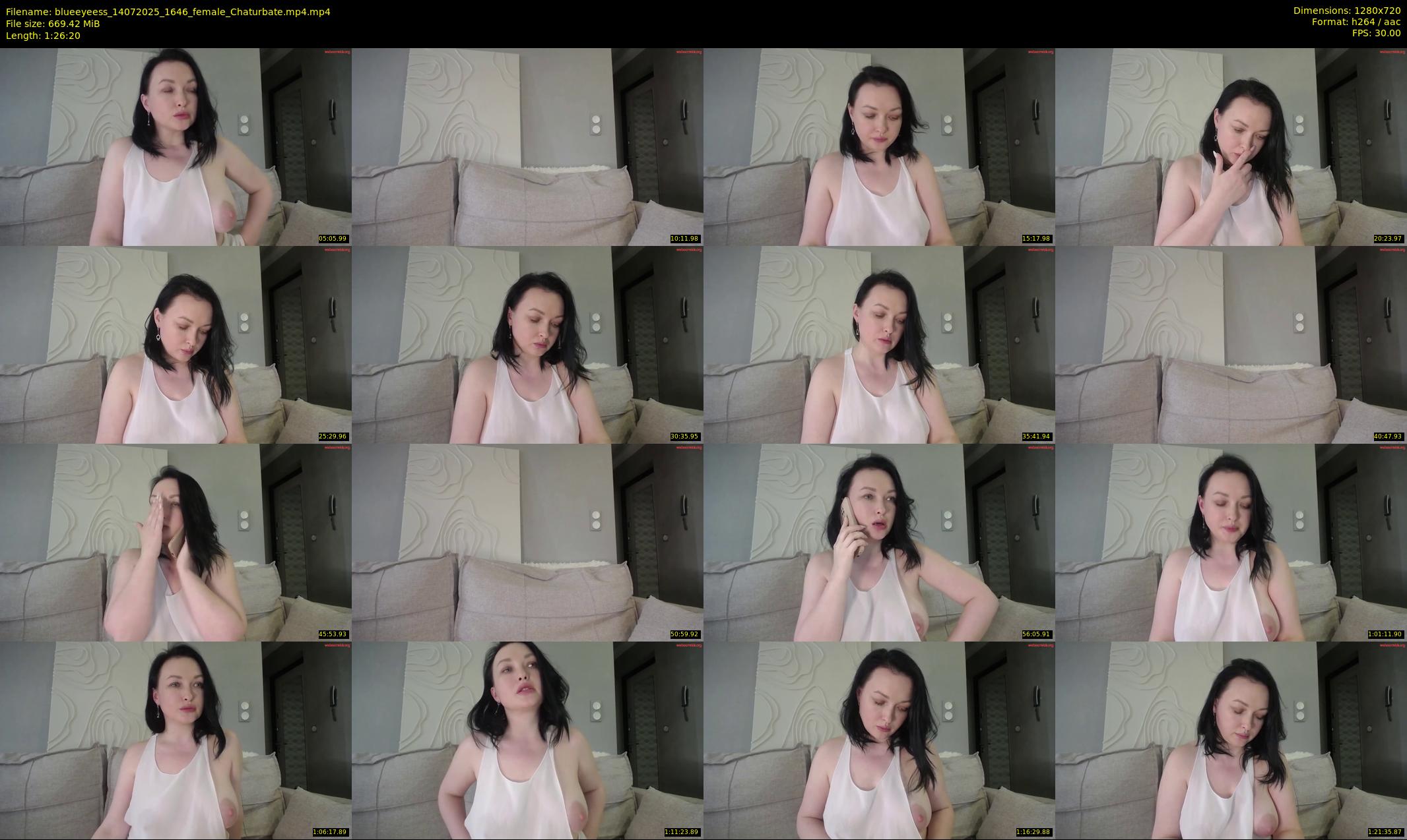 blueeyeess — 87 minute Chaturbate female cam show recording, 720p, Jul 14, 2025
