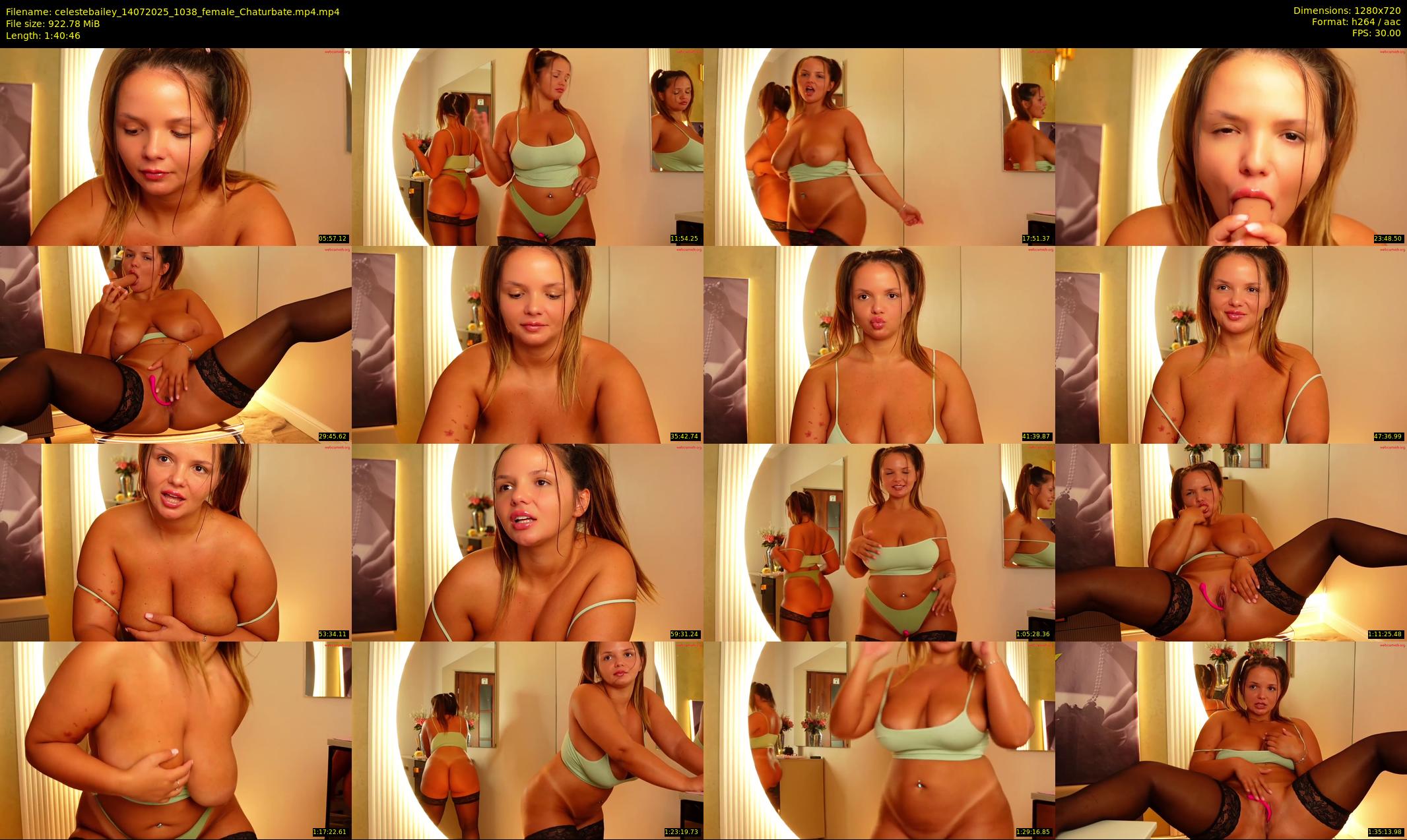celestebailey — 101 minute Chaturbate female cam show recording, 720p, Jul 14, 2025