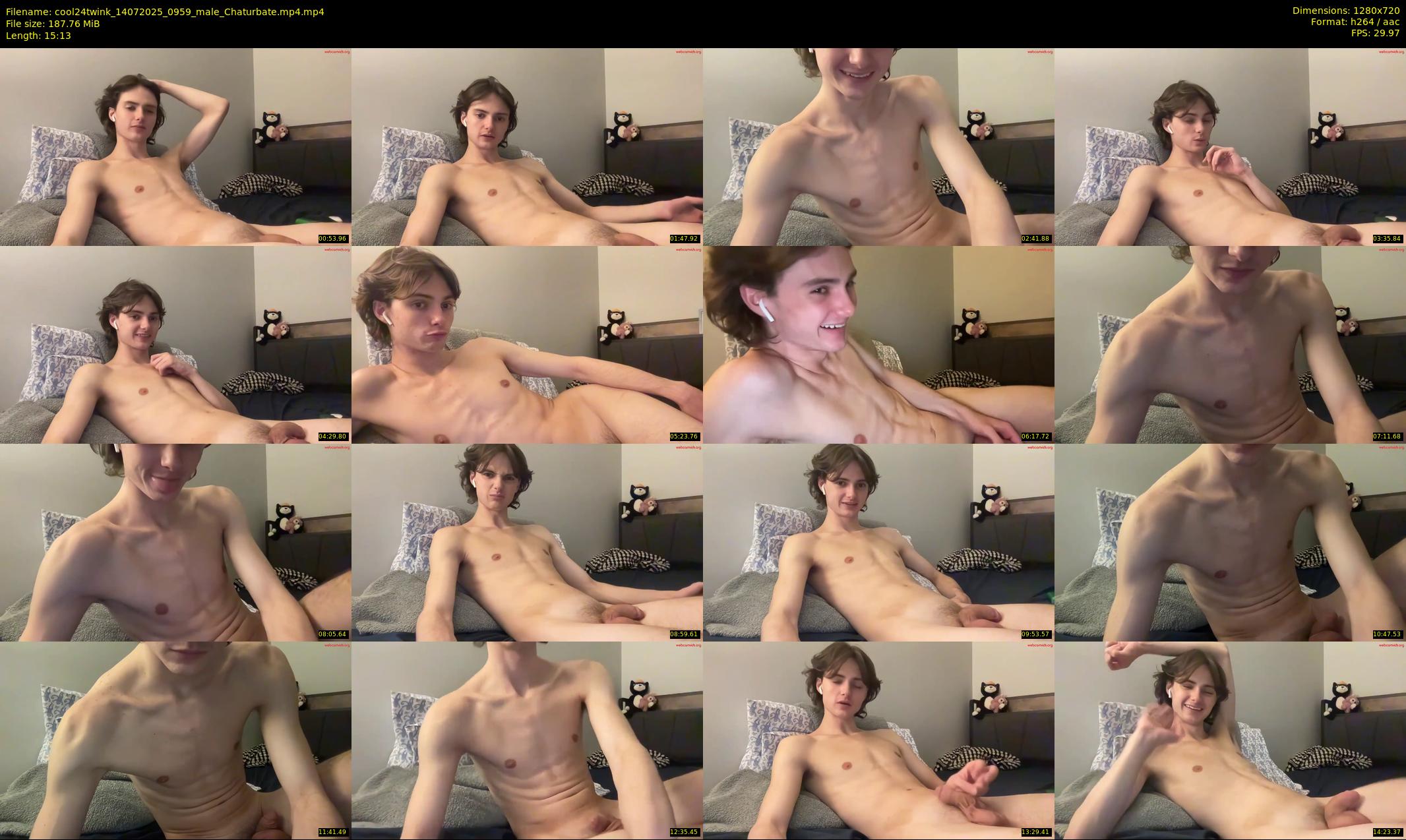 cool24twink — 16 minute Chaturbate male cam show recording, 720p, Jul 14, 2025