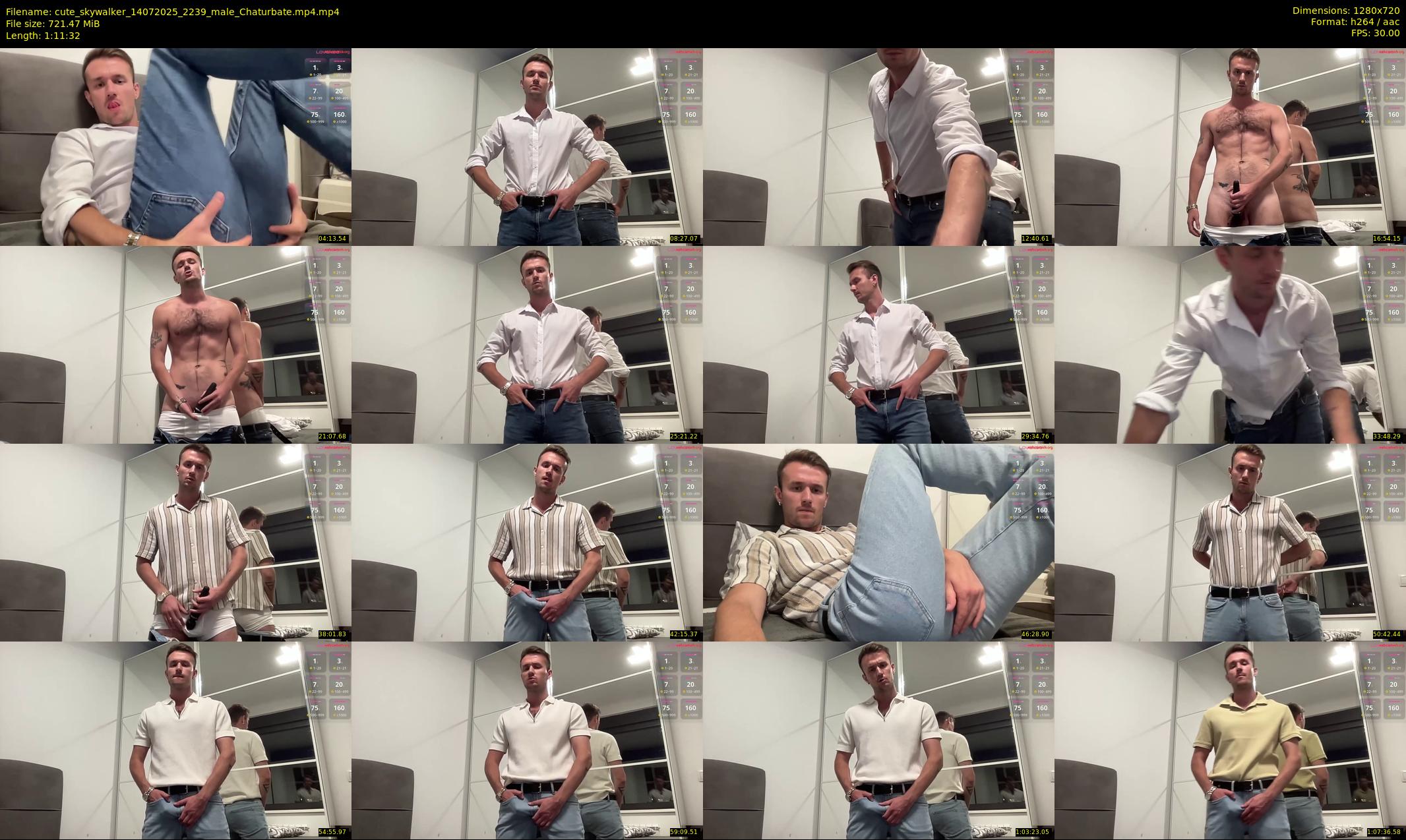 cute_skywalker — 72 minute Chaturbate male cam show recording, 720p, Jul 14, 2025